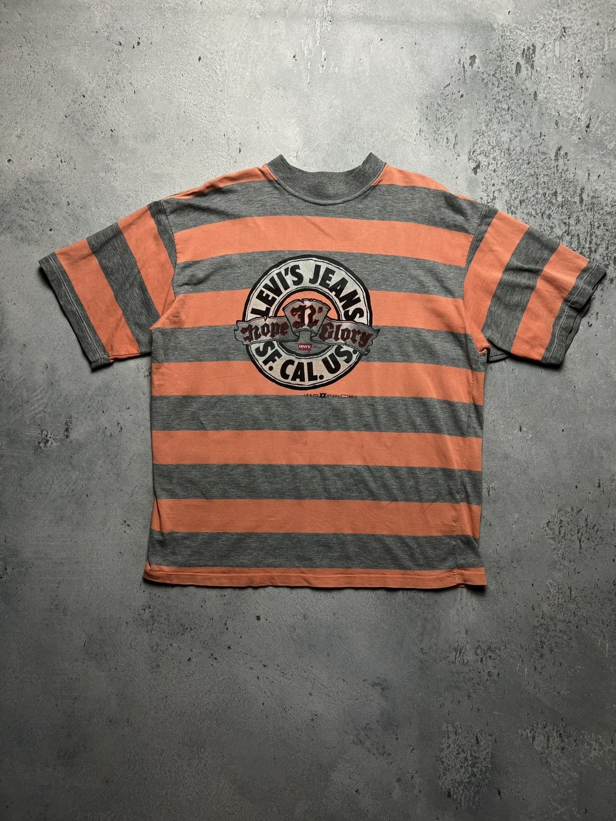 Levi's Levi's Jeans SF. CAL. US. Hope N Glory 80s 90s Vintage Tee Size US L / EU 52-54 / 3 - 1 Thumbnail