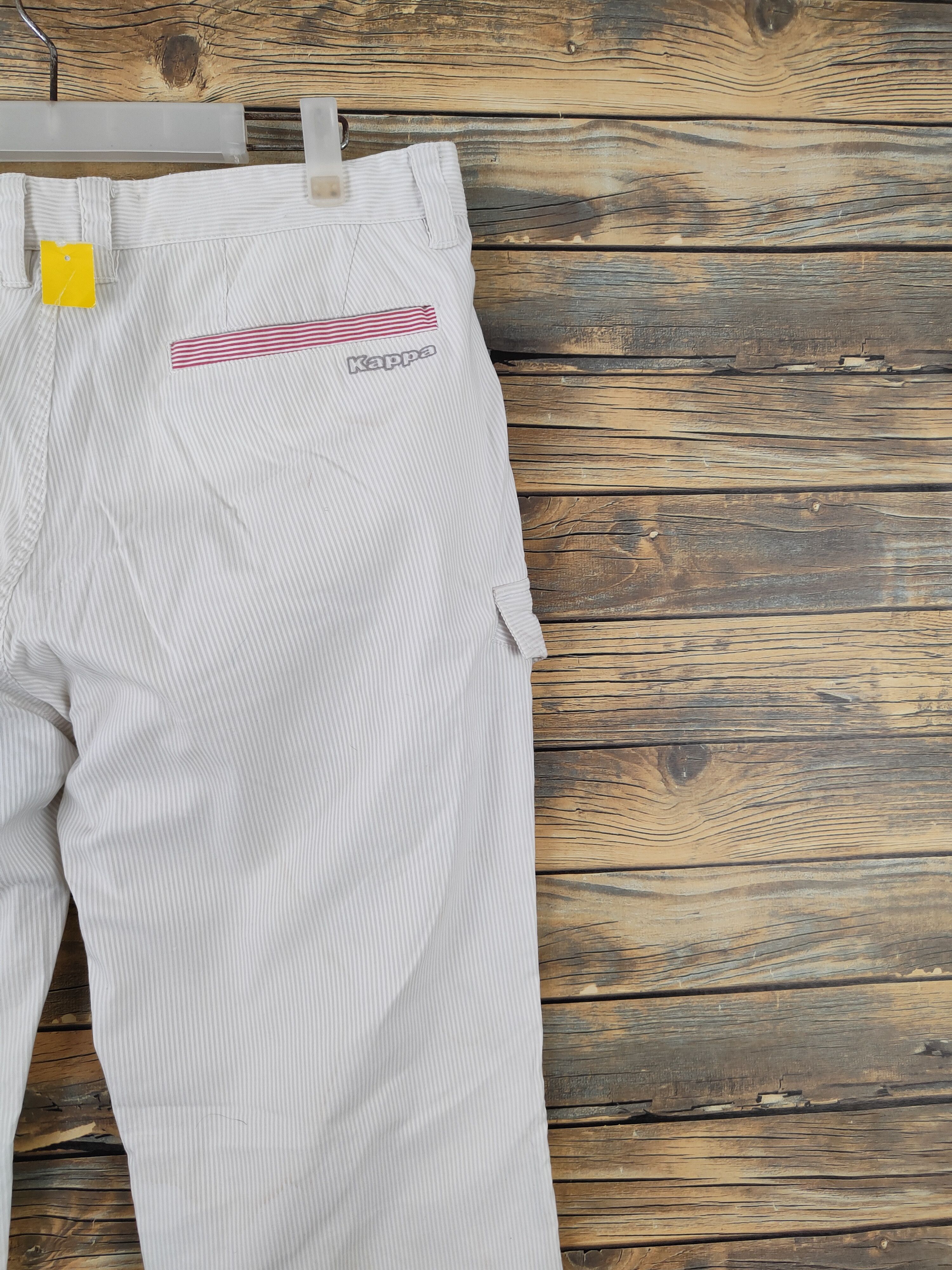 Kappa Kappa White Multipocket Tactical Cargo Pants #W1853 Size US 35 - 12 Thumbnail