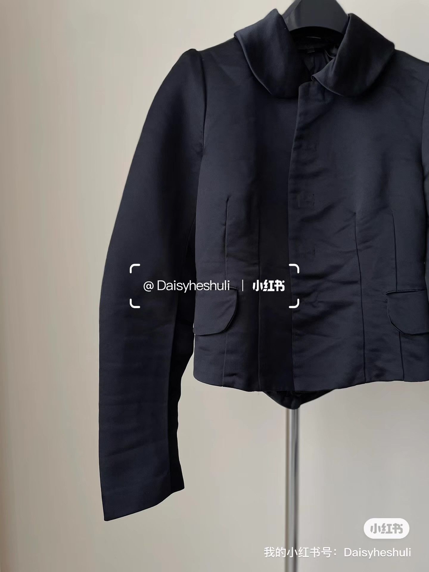 Comme des Garcons CDG Comcom Black Short-Sleeve Blazer Jacket Ｑ24 Size XS / US 0-2 / IT 36-38 - 2 Thumbnail