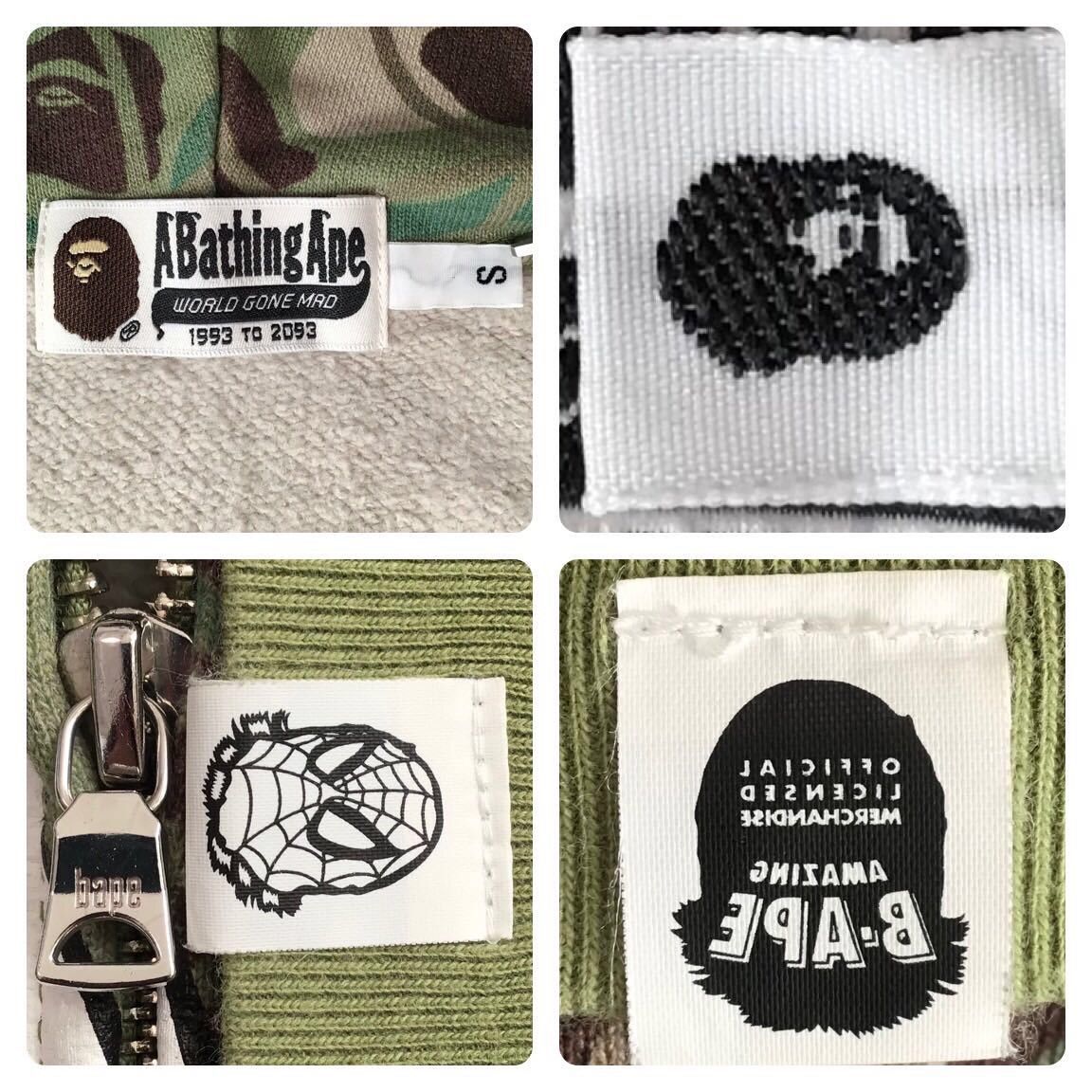 Bape × Marvel Comics × Nigo Marvel comics × BAPE camo Spiderman full zip hoodie ape NIGO Size US S / EU 44-46 / 1 - 7 Thumbnail