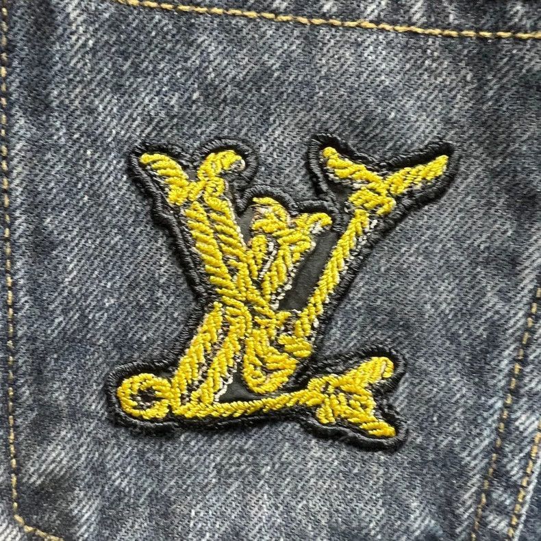 Louis Vuitton Louis Vuitton Short Sleeve Denim Jacket-2506 Size M / US 6-8 / IT 42-44 - 4 Thumbnail
