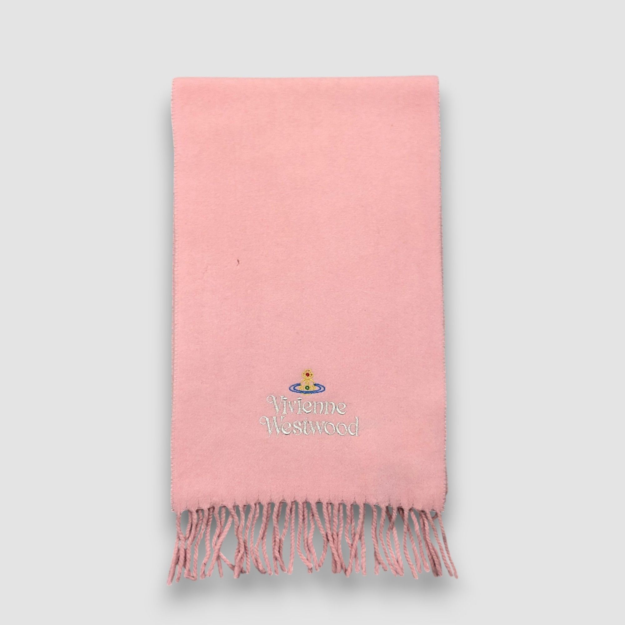Japanese Brand NWT Vintage Vivienne Westwood Scarf Orbs Wool Neck Scarves Size ONE SIZE - 3 Thumbnail