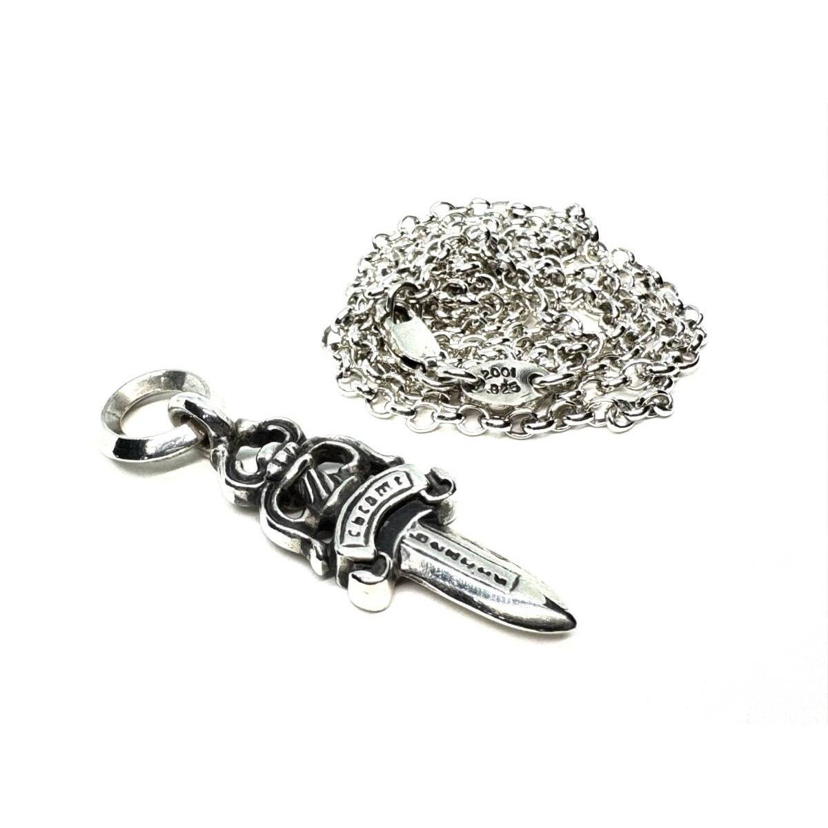 Chrome Hearts Chrome Hearts Dagger Charm Roll Chain 925 Silver Size ONE SIZE - 5 Thumbnail