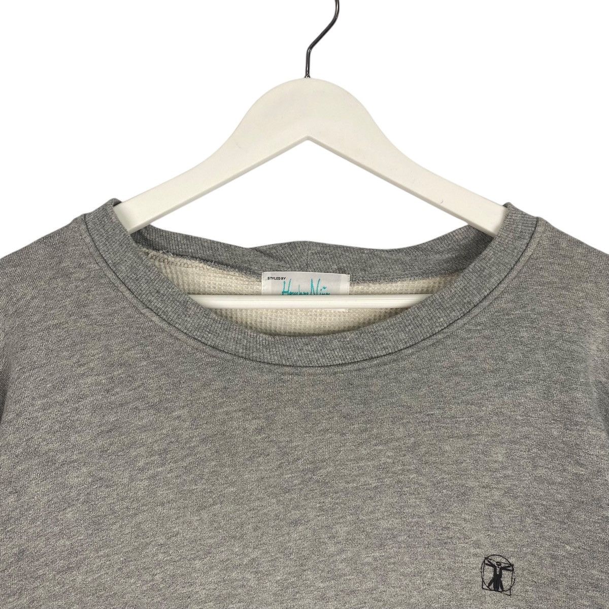 Hombre Nino × Vintage Vintage Hombre Nino Embroidered Crewneck Sweatshirt Gray Size US M / EU 48-50 / 2 - 4 Thumbnail