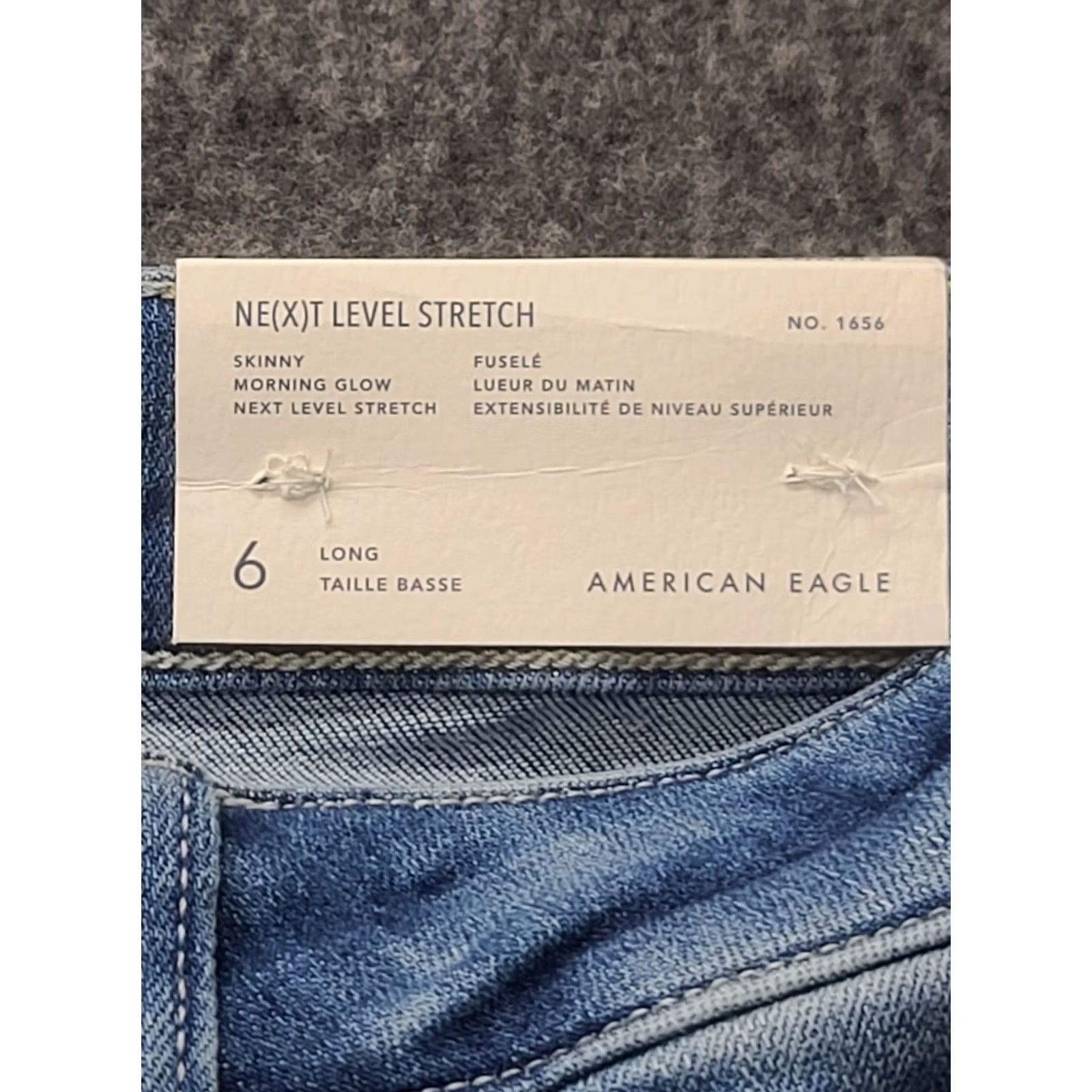 American Eagle Outfitters American Eagle Outfitters Jeans Womens 6 Tall 28x32 Skinny Fit Ankle Distressed Stretch Blue Denim 90s Womens Size 28" / US 6 / IT 42 - 2 Thumbnail