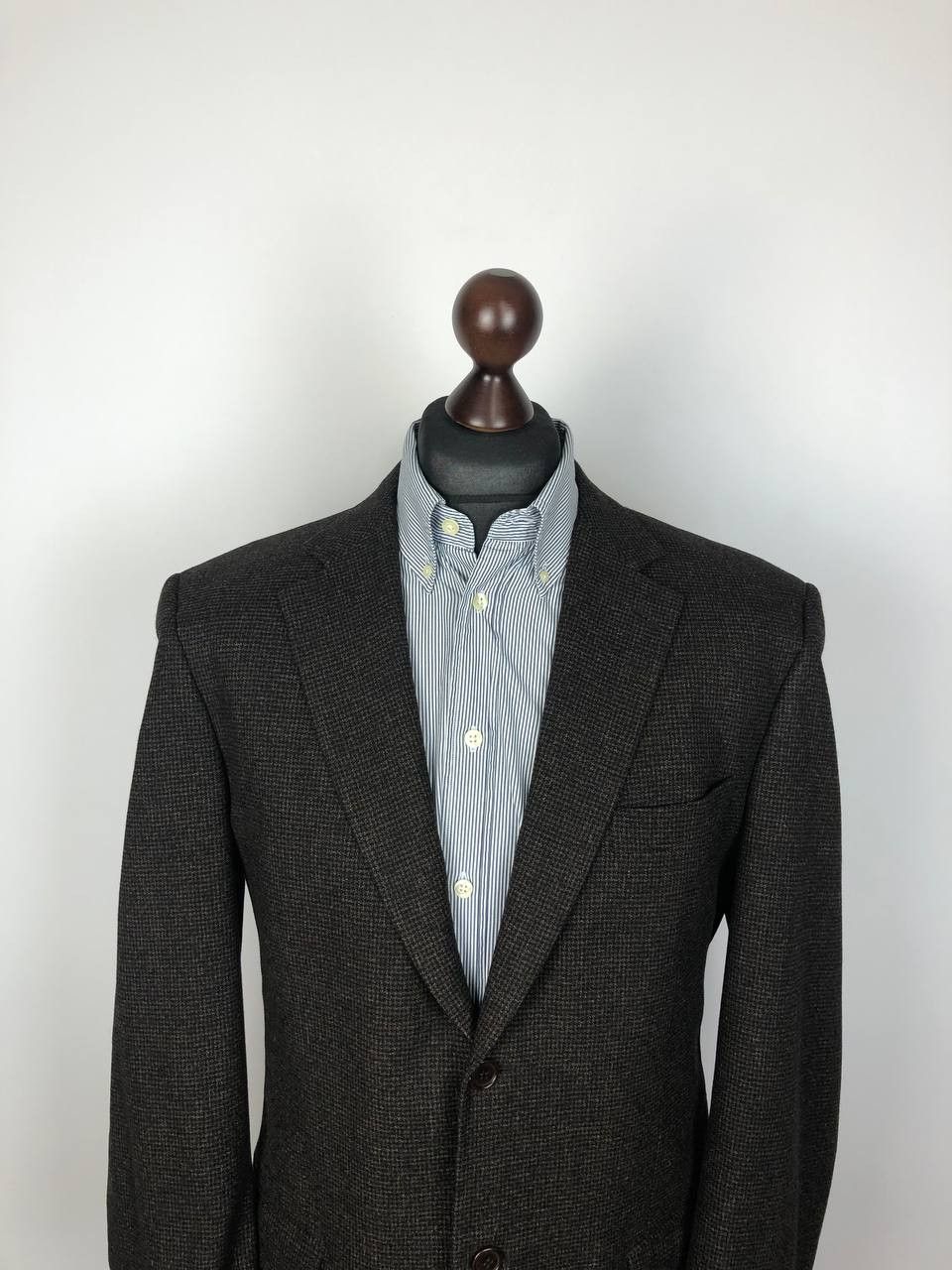 Cerruti 1881 Cerutti 1881 Wool Blazer Jacket Brown Size 52R - 2 Thumbnail