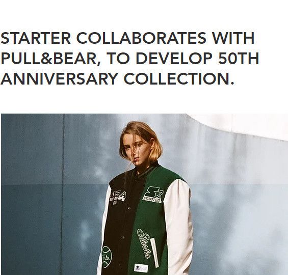 Starter LIMITED EDITION STARTER X PULL&BEAR EMBRD BIGLOGO SWEATSHIRT Size US S / EU 44-46 / 1 - 8 Thumbnail