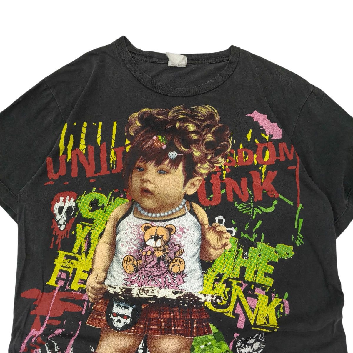 Vintage Vintage Y2K Punk Skater Baby Graphic Tee Size US M / EU 48-50 / 2 - 3 Thumbnail