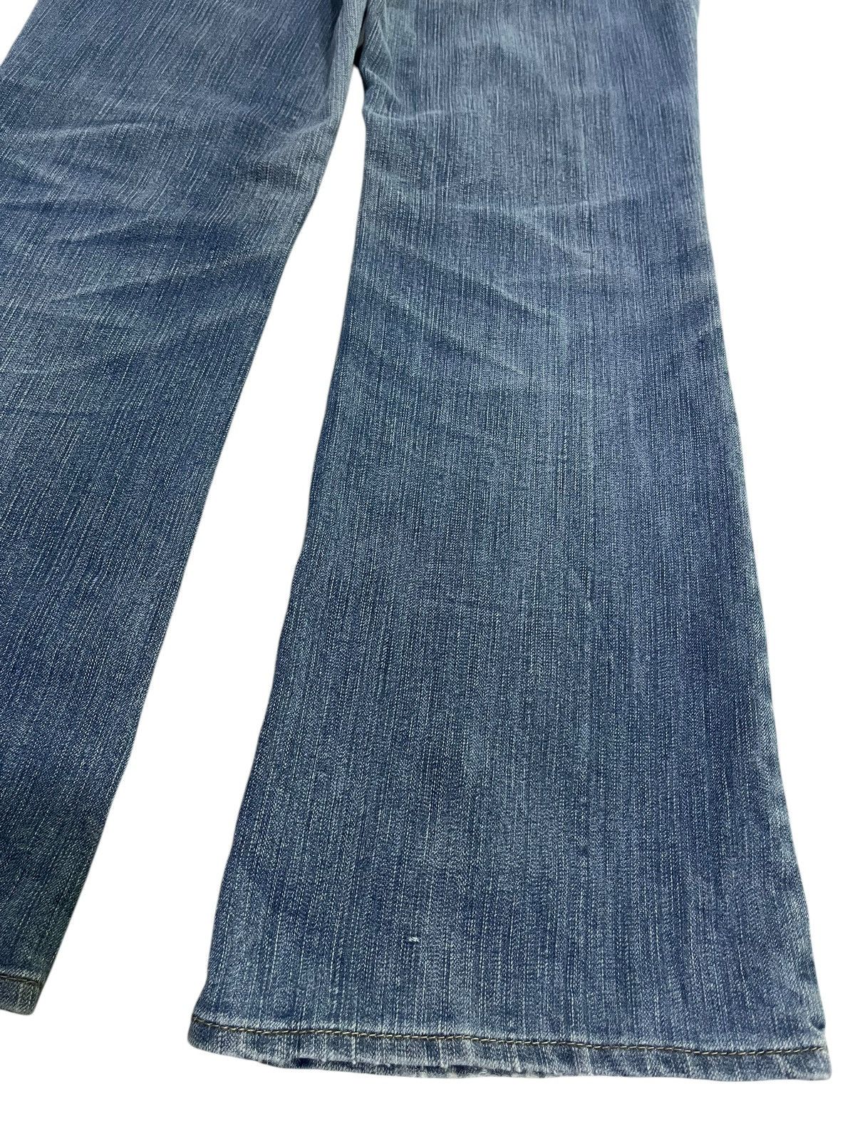 If Six Was Nine × Japanese Brand × Le Grande Bleu (L.G.B.) JAPANESE BRAND BLUE WASHED FLARE JEANS Size 27" / US 4 / IT 40 - 12 Thumbnail