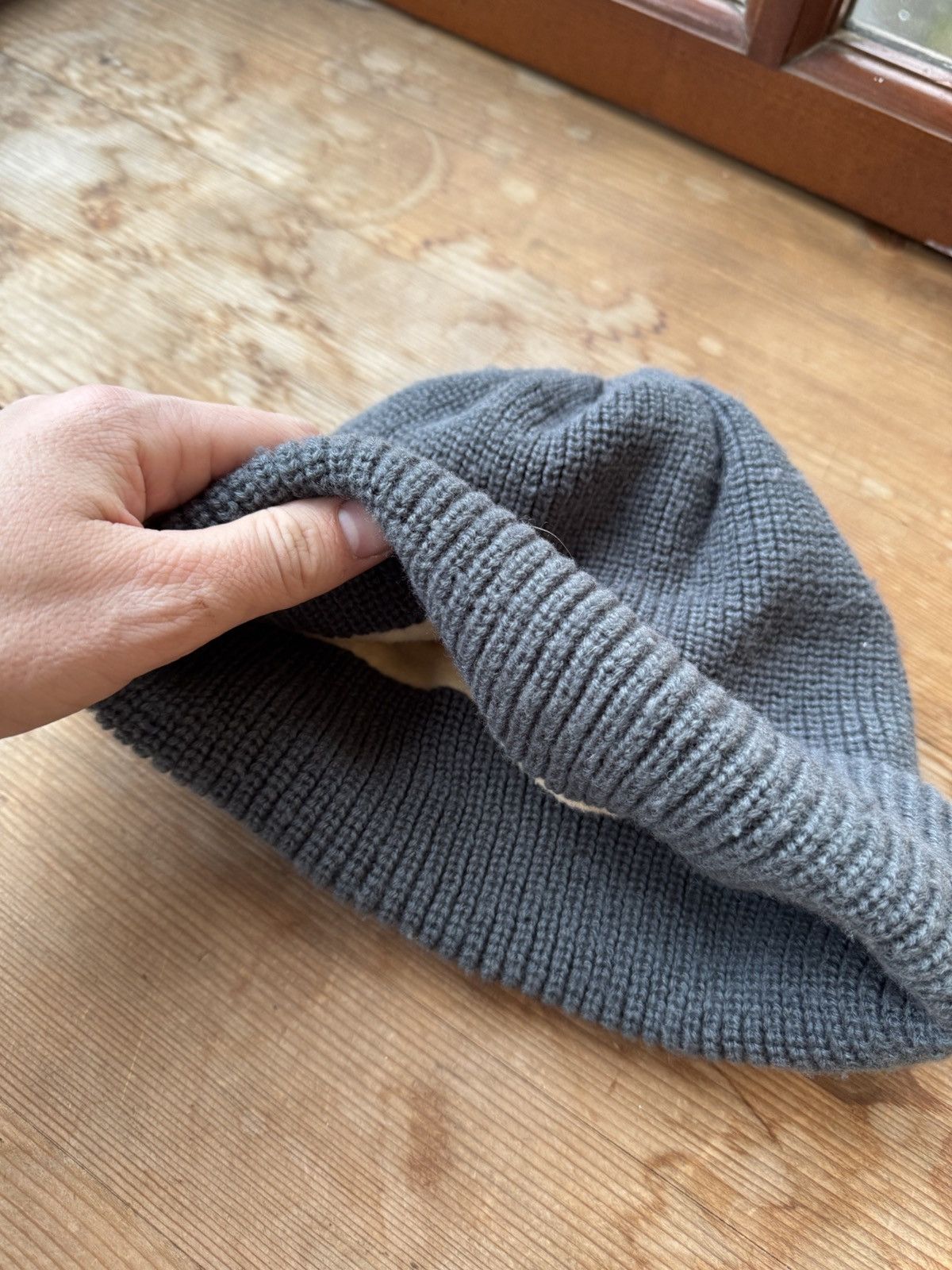Stussy × Vintage Vintage 00s Stussy Workgear beanie Hype hat Size ONE SIZE - 2 Thumbnail