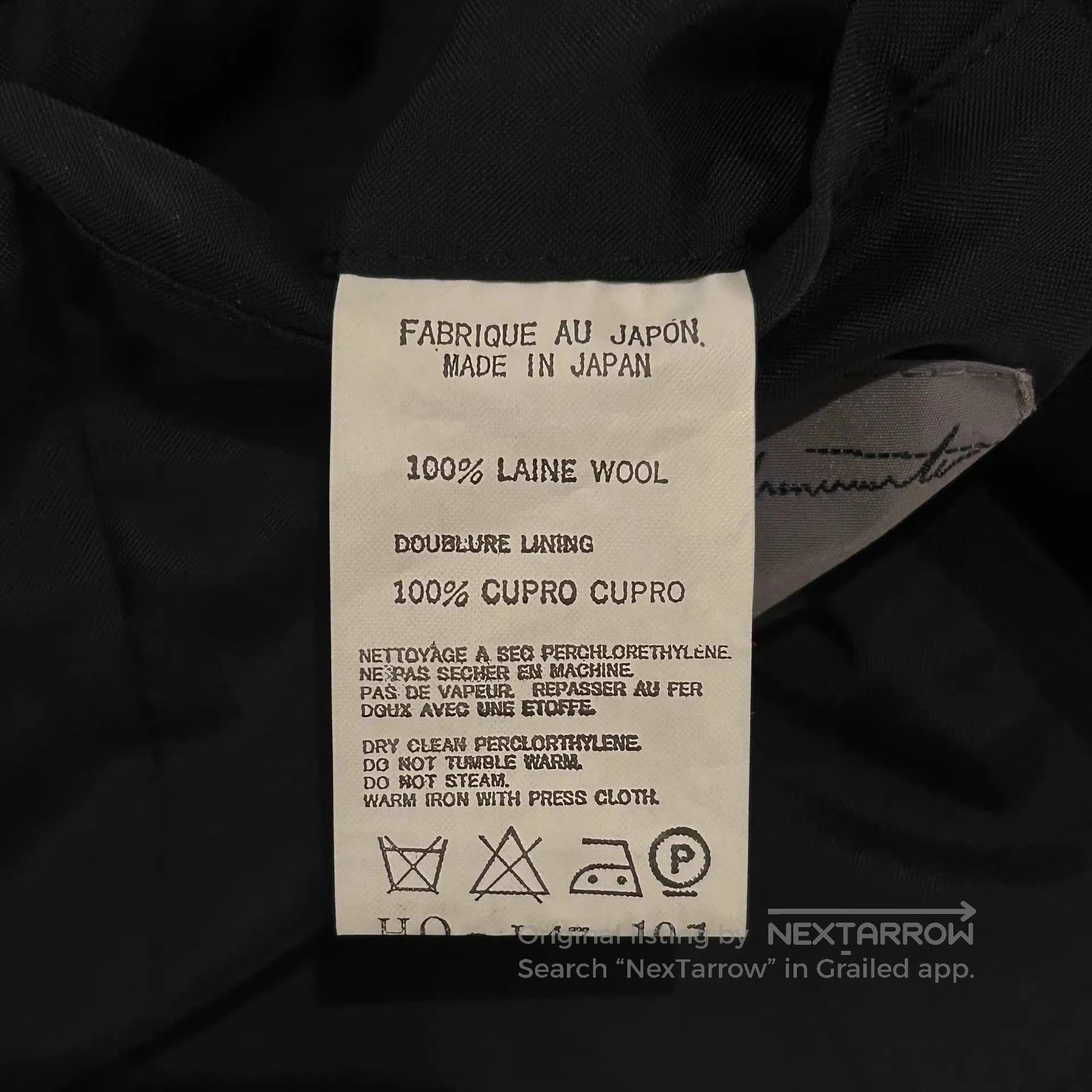 Yohji Yamamoto Black Collared Button. Size US L / EU 52-54 / 3 - 3 Thumbnail