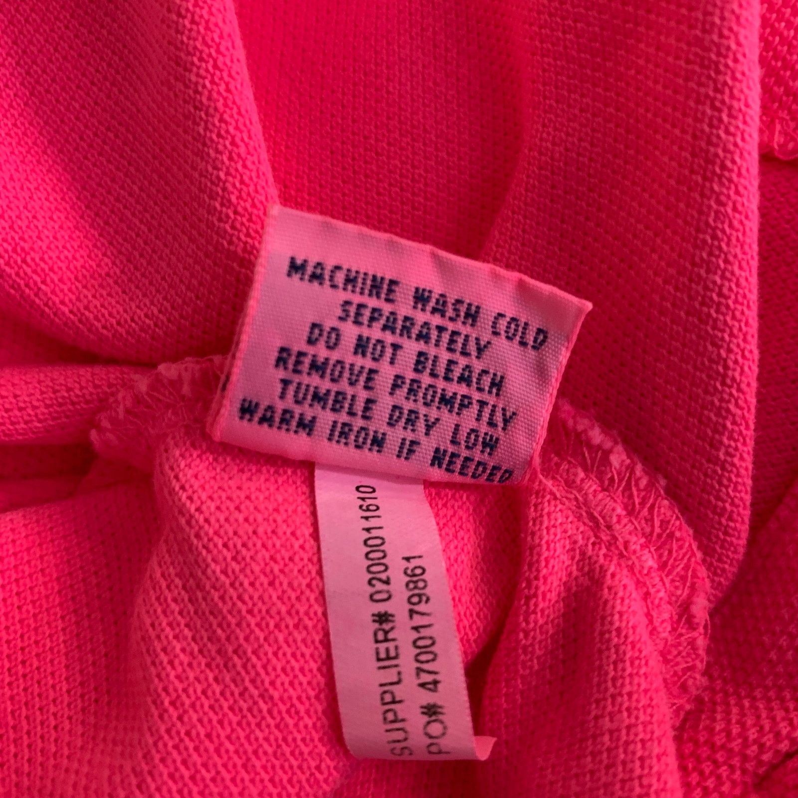 Polo Ralph Lauren POLO by RALPH LAUREN Size XL Pink Neon Pink Cotton Polo Size US XL / EU 56 / 4 - 6 Thumbnail