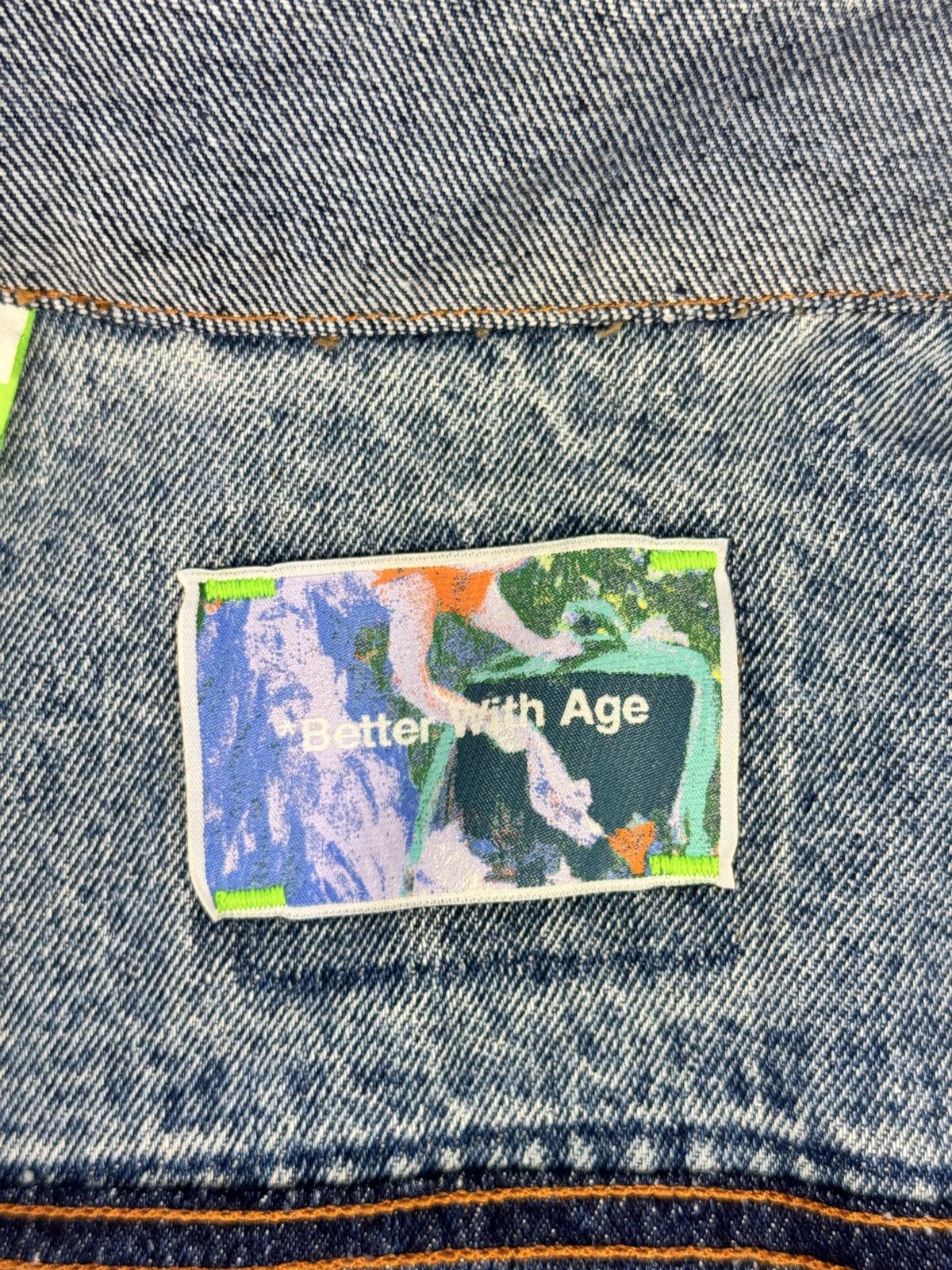 Better With Age BROGUE RECONSTRUCTED PATCH WORK REVERSIBLE TRUCKER JACKET Size US XL / EU 56 / 4 - 14 Thumbnail