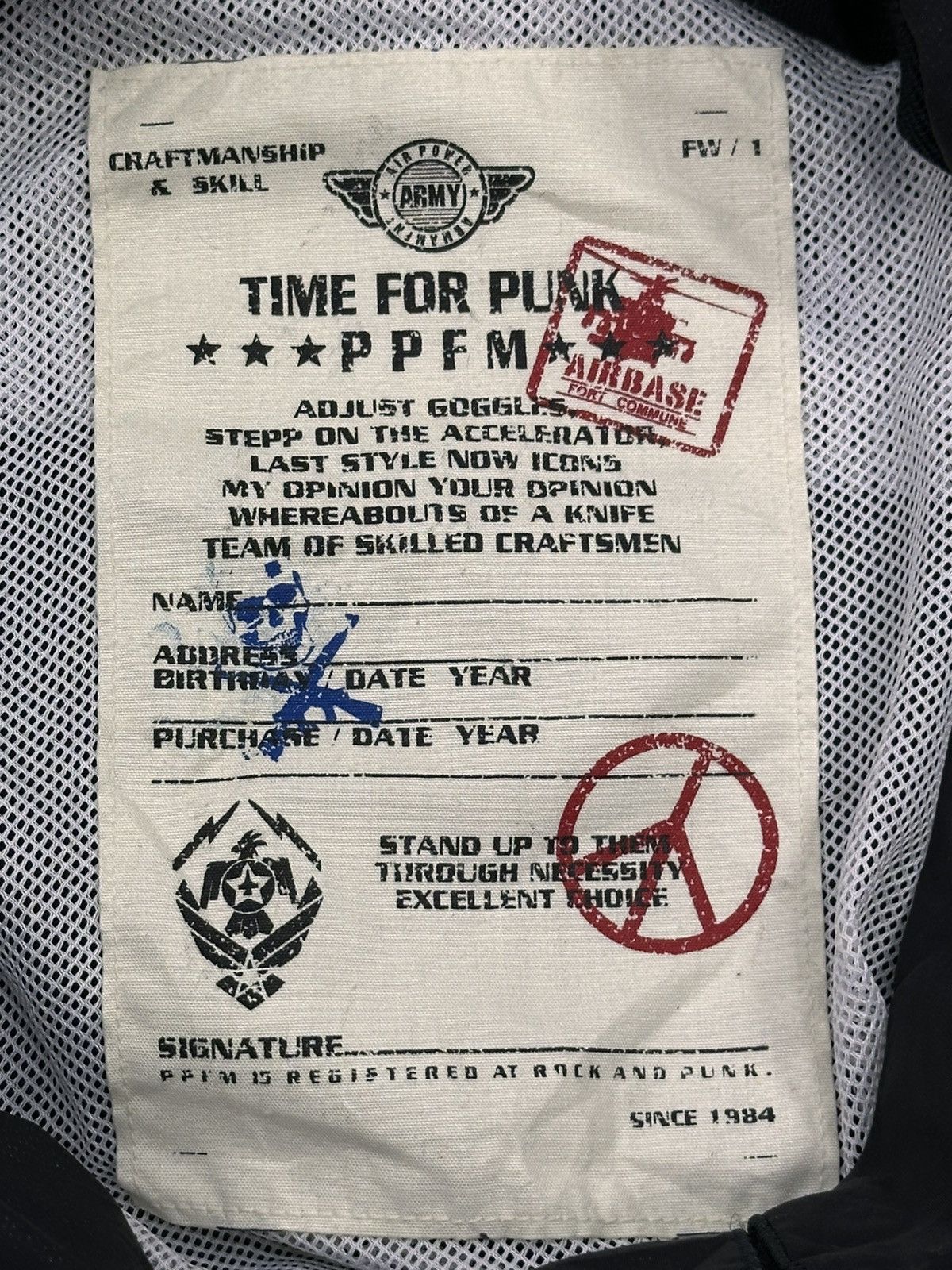 PPFM PPFM Peyton Place For Men Punk Avant-Garde Coat Jacket Size US S / EU 44-46 / 1 - 12 Thumbnail