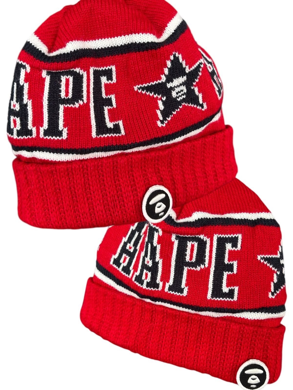 Japanese Brand × Kapital × Vintage Aape A Bathing Ape Beanie Hats Size ONE SIZE - 1 Thumbnail