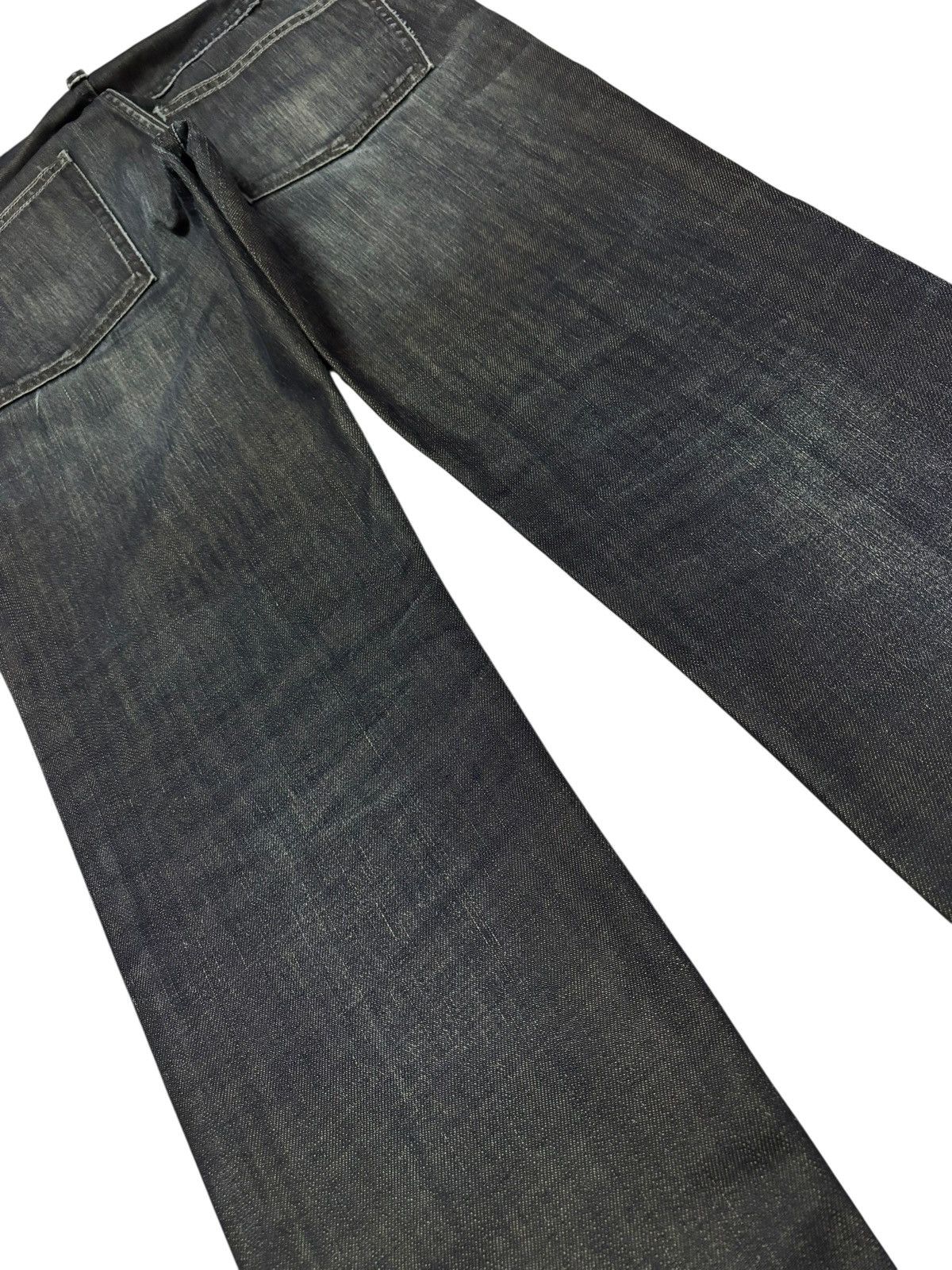 Japanese Brand Vtg Back Number Japan Faded Distressed Jeans Size US 31 - 8 Thumbnail