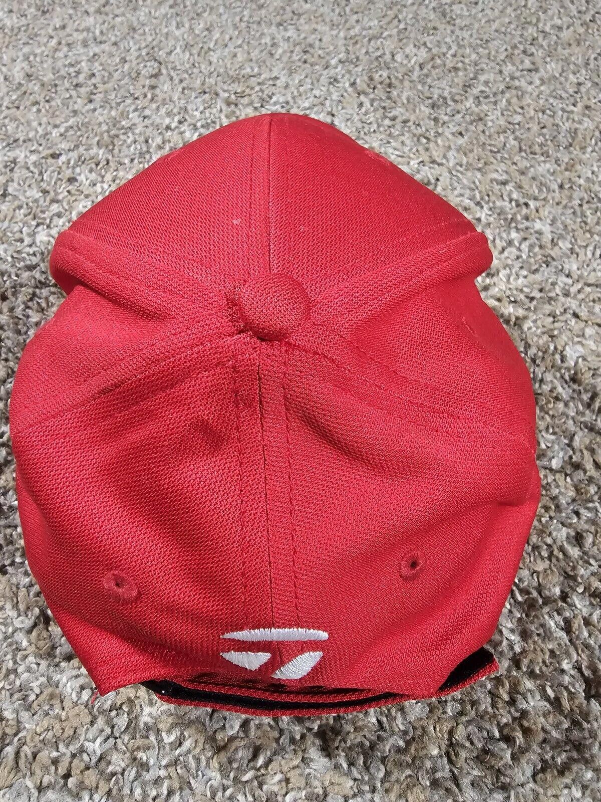 TaylorMade Taylormade RSI Cap Mens Red Black Logo Golf Hat Adjustable Size ONE SIZE - 6 Thumbnail