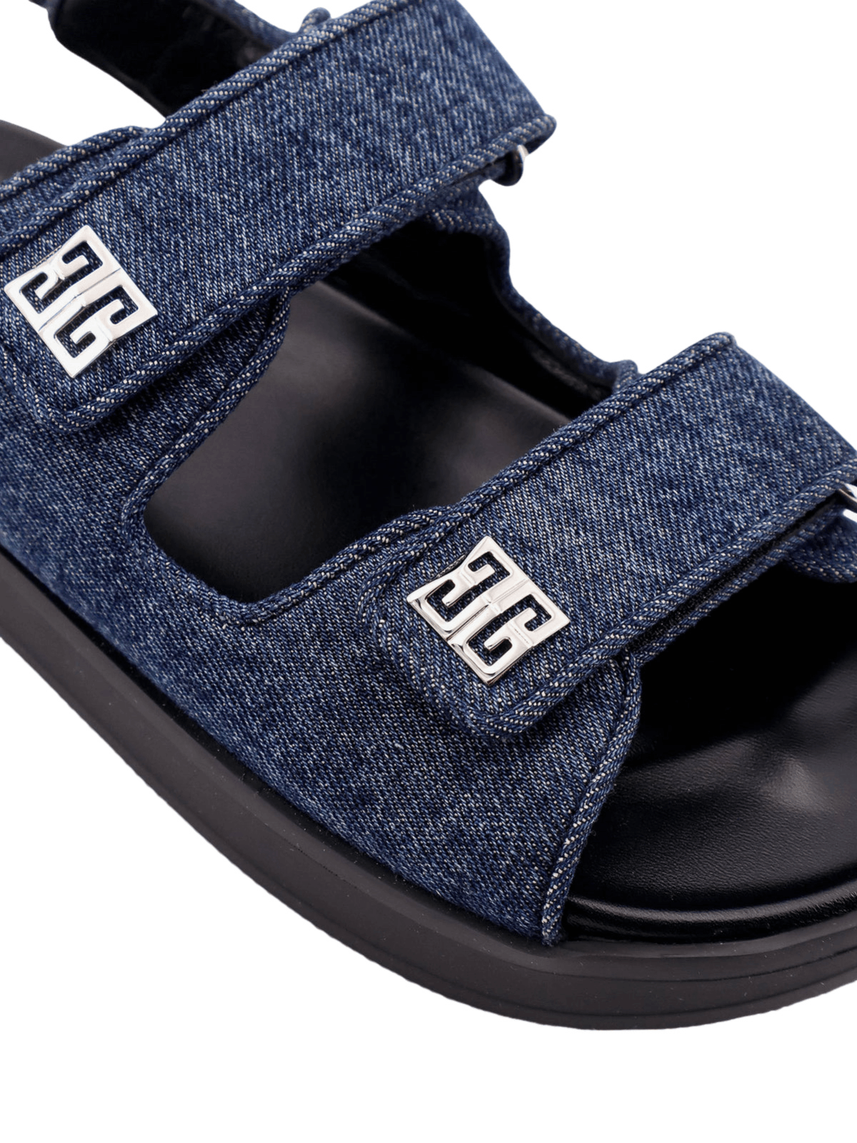 Givenchy GIVENCHY Blue Denim Strap Sandals New And Authentic Size US 7 / IT 37 - 5 Thumbnail