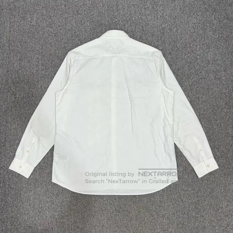 Burberry Burberry White Cotton Long Sleeve Shirt. Size US M / EU 48-50 / 2 - 2 Thumbnail