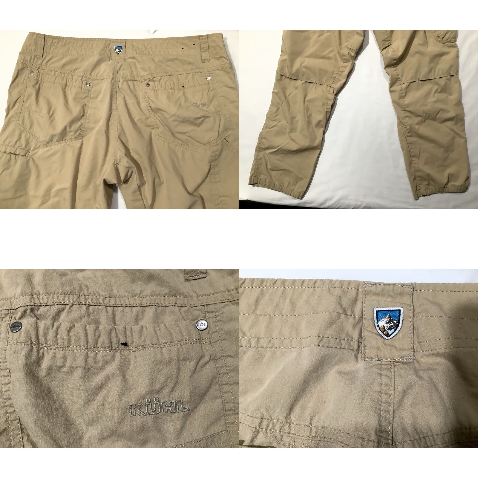 Vintage Kuhl Kontra Air Pant Mens 38 x 29 Beige Cargo Pocket 5-Pocket Breathable Lightweight Size US 38 / EU 54 - 9 Thumbnail