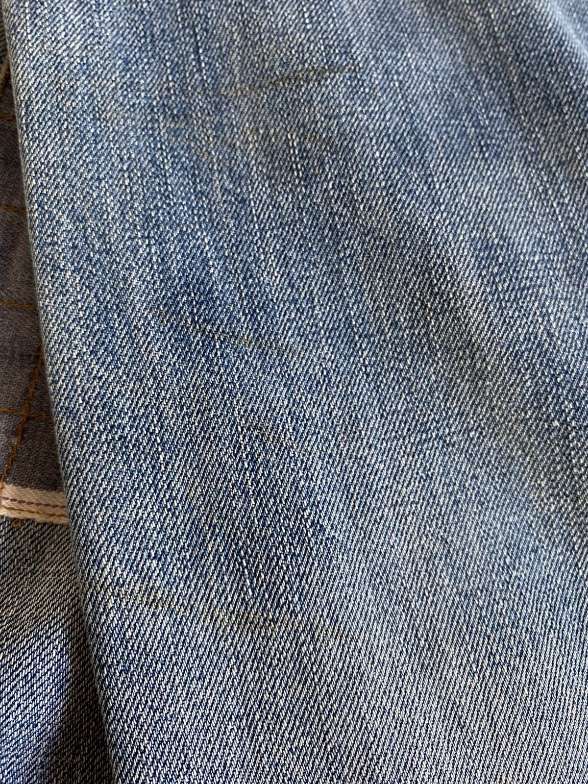 Handmade × Japanese Brand Indigo Patchwork Jeans Size US 36 / EU 52 - 7 Thumbnail
