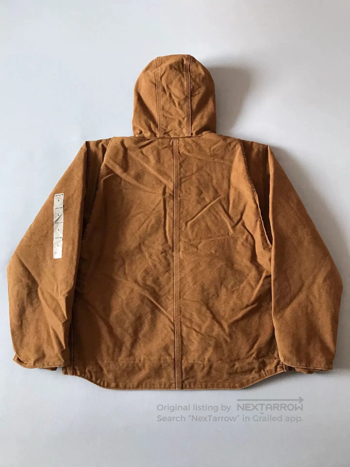 Carhartt Carhartt J141 Brown Hooded Work Jacket. Size US L / EU 52-54 / 3 - 2 Thumbnail