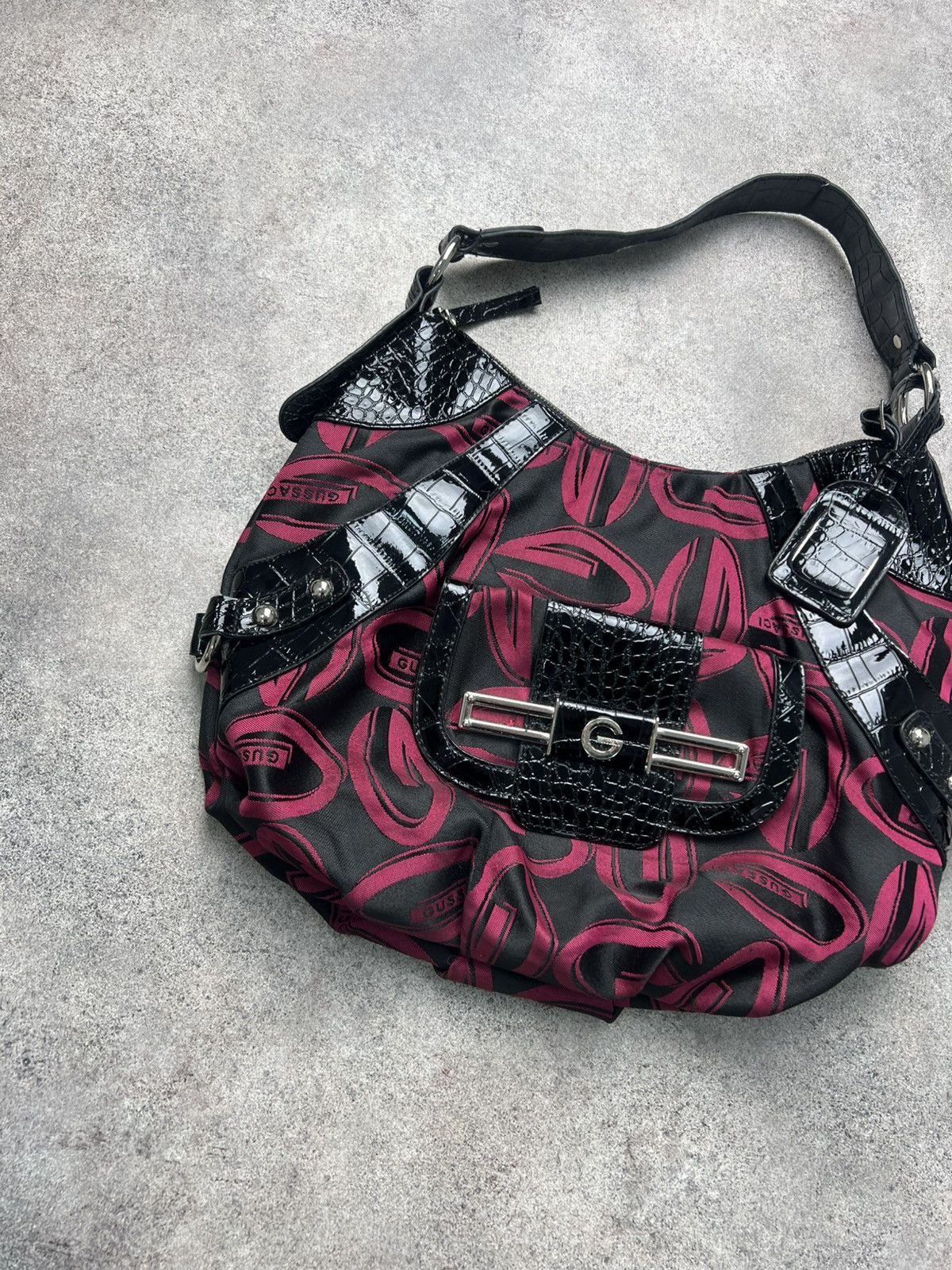 Guess × Vintage Gussaci vintage monogram bag Size ONE SIZE - 2 Thumbnail
