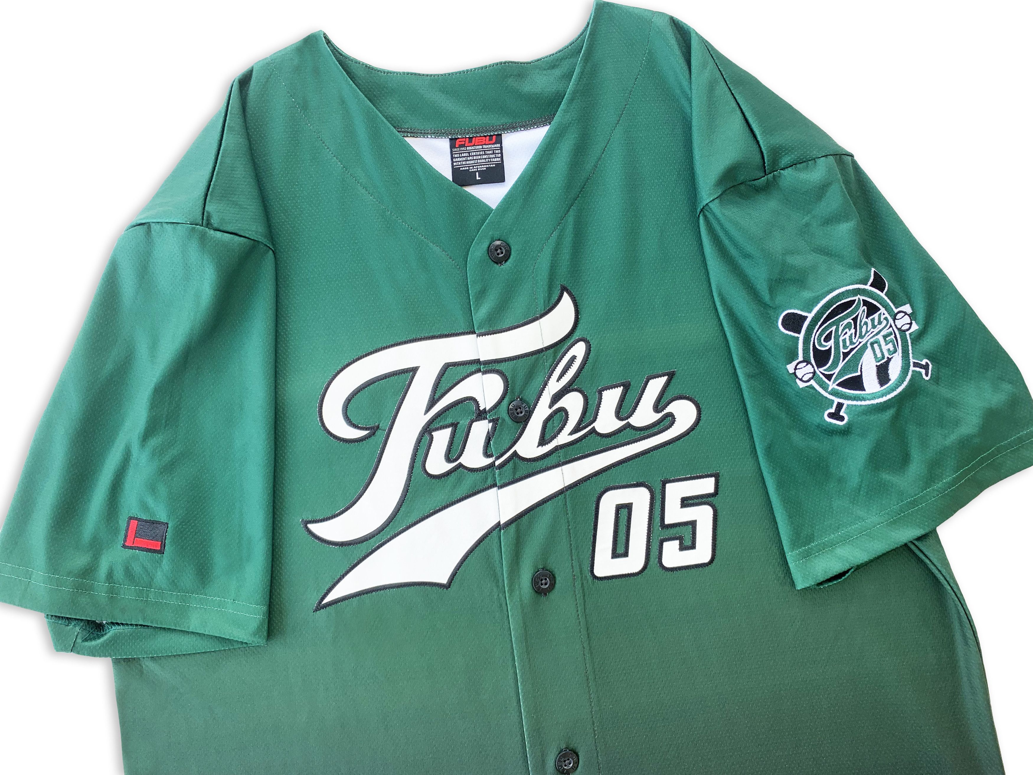 Fubu Vintage 90s FUBU Baseball Jersey Shirt Y2k 2000s Hip Hop Rap Size US L / EU 52-54 / 3 - 4 Thumbnail