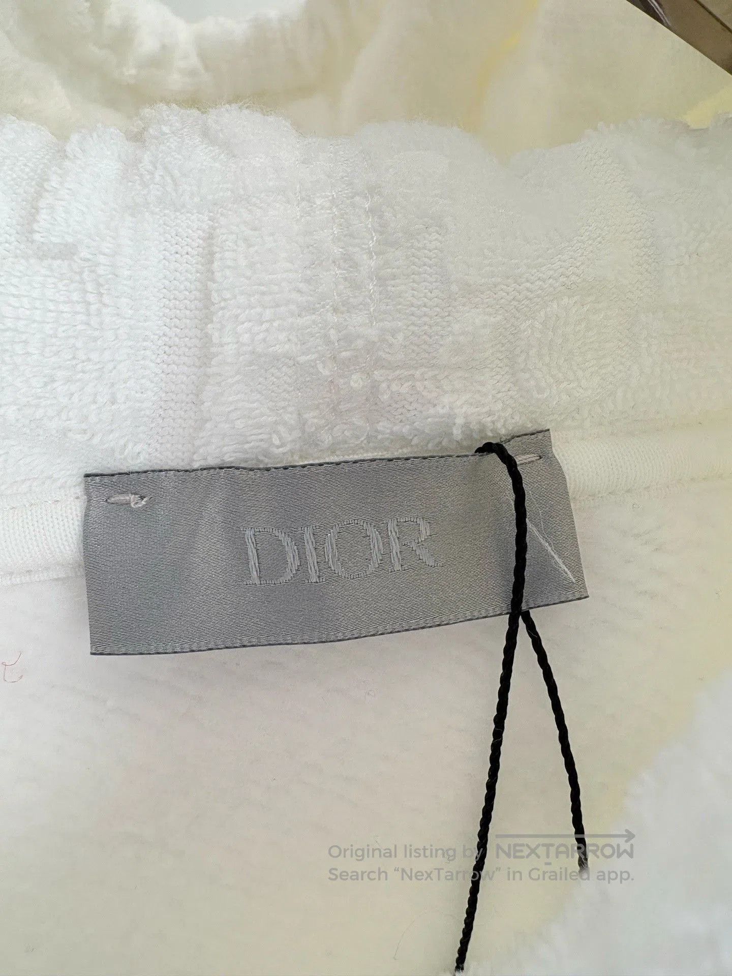 Dior DIOR White Terry Full Logo Hoodie. Size US S / EU 44-46 / 1 - 4 Thumbnail