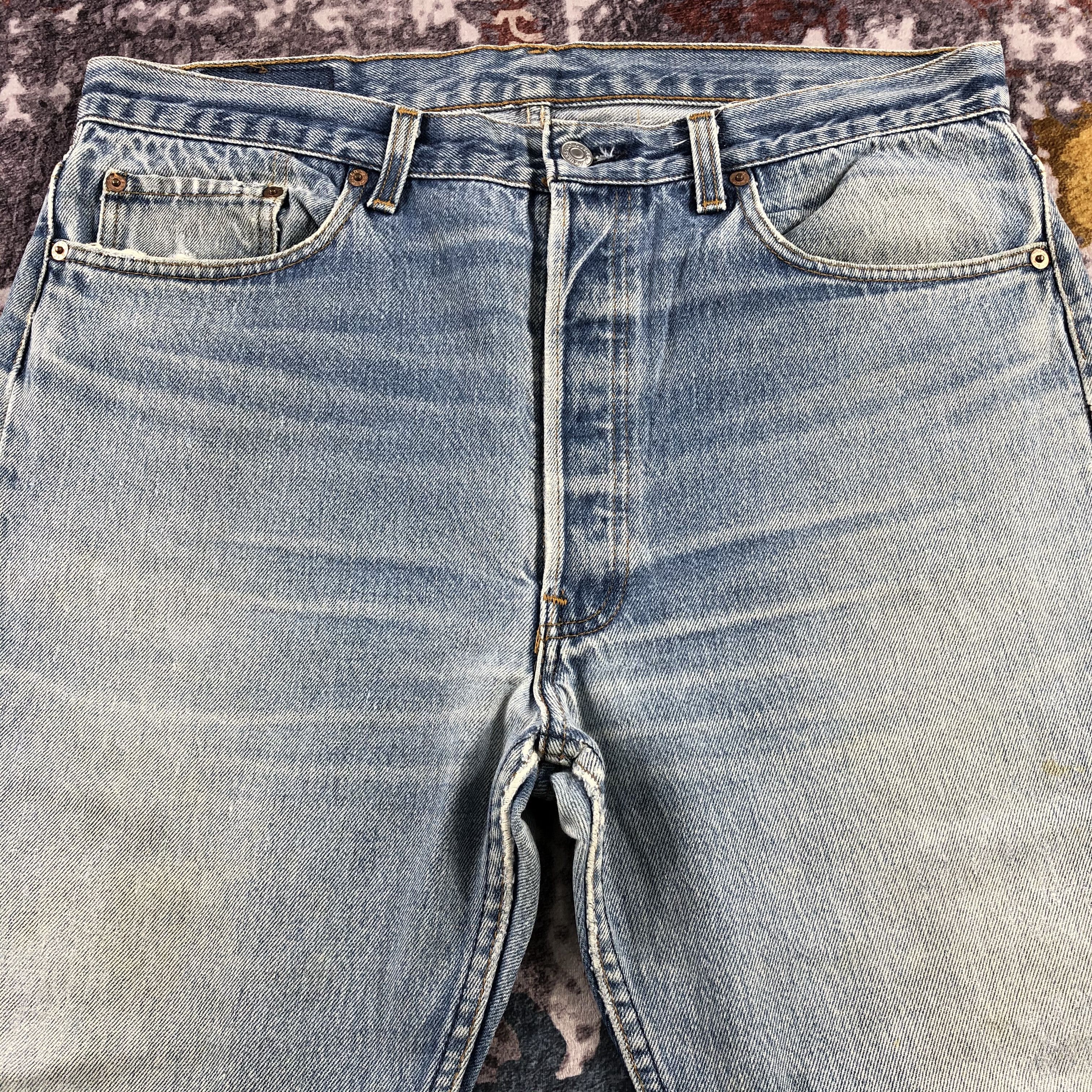 Levi's Vintage 90s Levis 501 Jeans-JM2766 Size US 36 / EU 52 - 3 Thumbnail