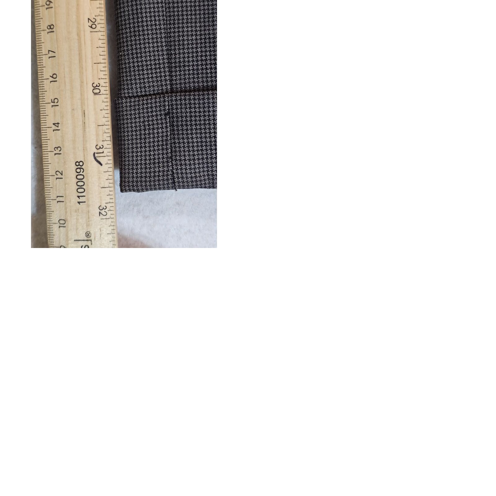 Brooks Brothers Brooks Brothers 346 Stretch Wool 2 Piece Mens Suit Brown 43L 34x32 Houndstooth Suit Men Regular 2 Piece Long Notch Lapel Modern Classic Mens Size 46R - 12 Thumbnail