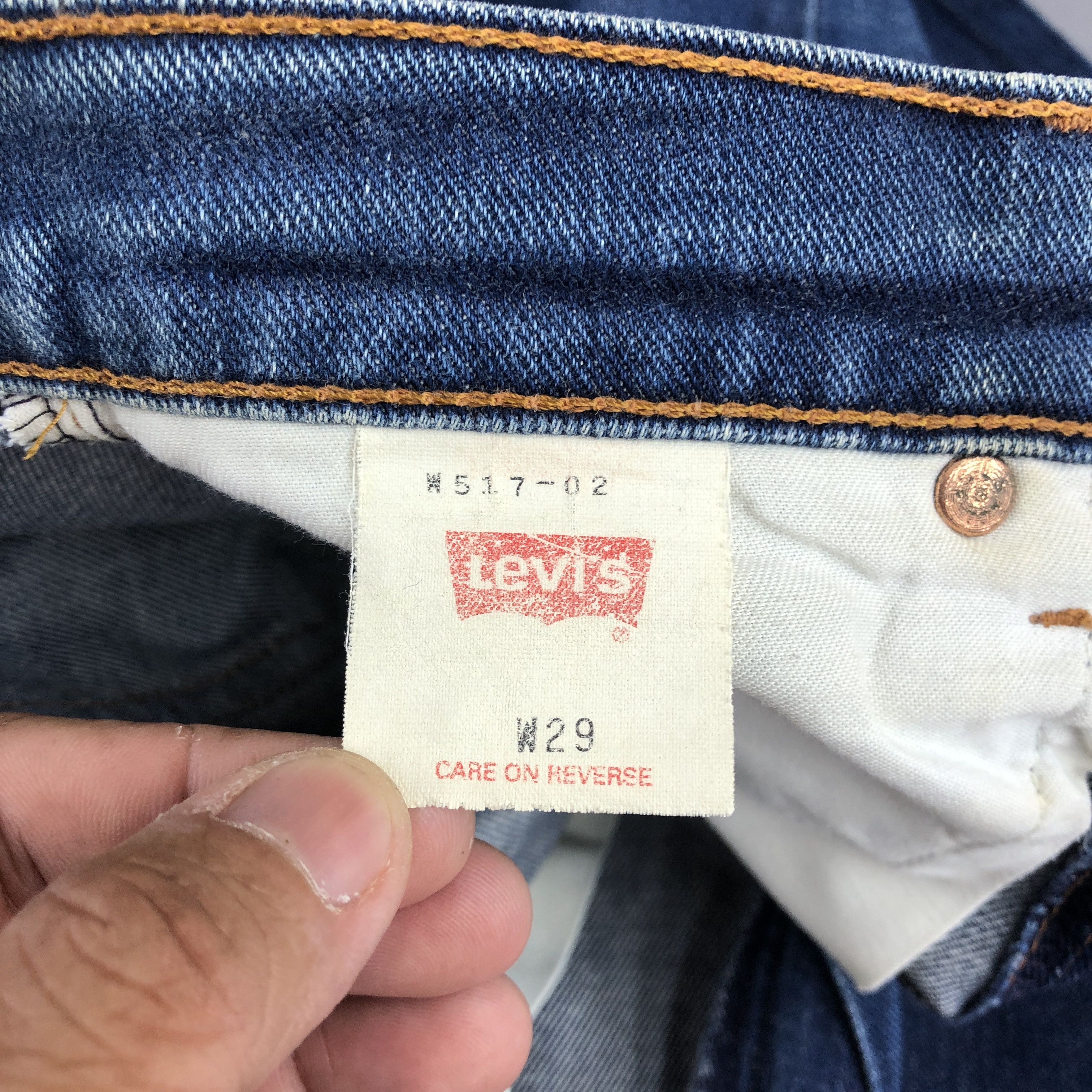 Levi's Vintage Levis 517 Flare Jeans Levi's Wide Leg Bootcut Denim Size 24" / US 00 / IT 34 - 9 Thumbnail