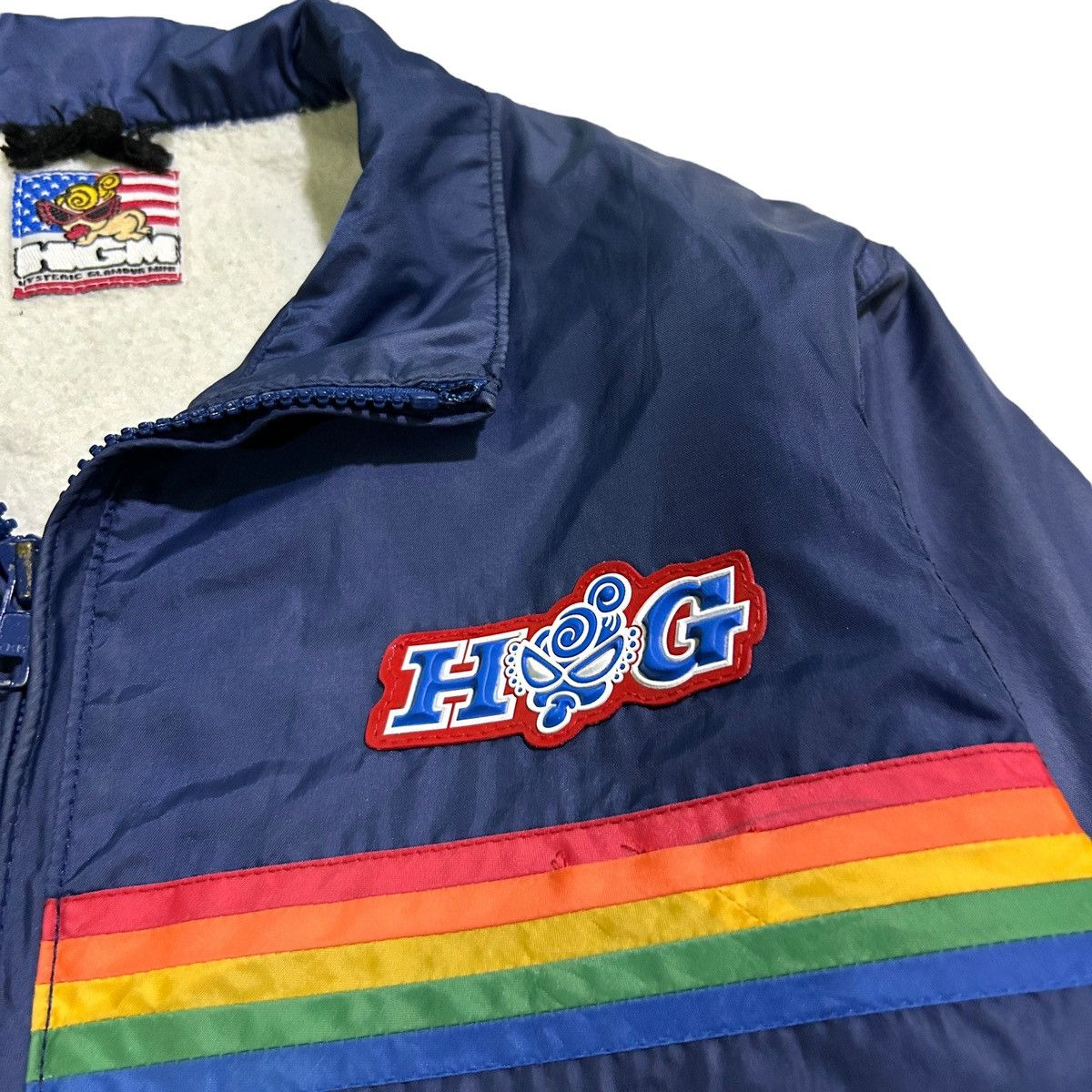 Hysteric Glamour × Japanese Brand × Vintage 1990s Hysteric Mini - Fur Winter Jacket Size US XS / EU 42 / 0 - 8 Thumbnail