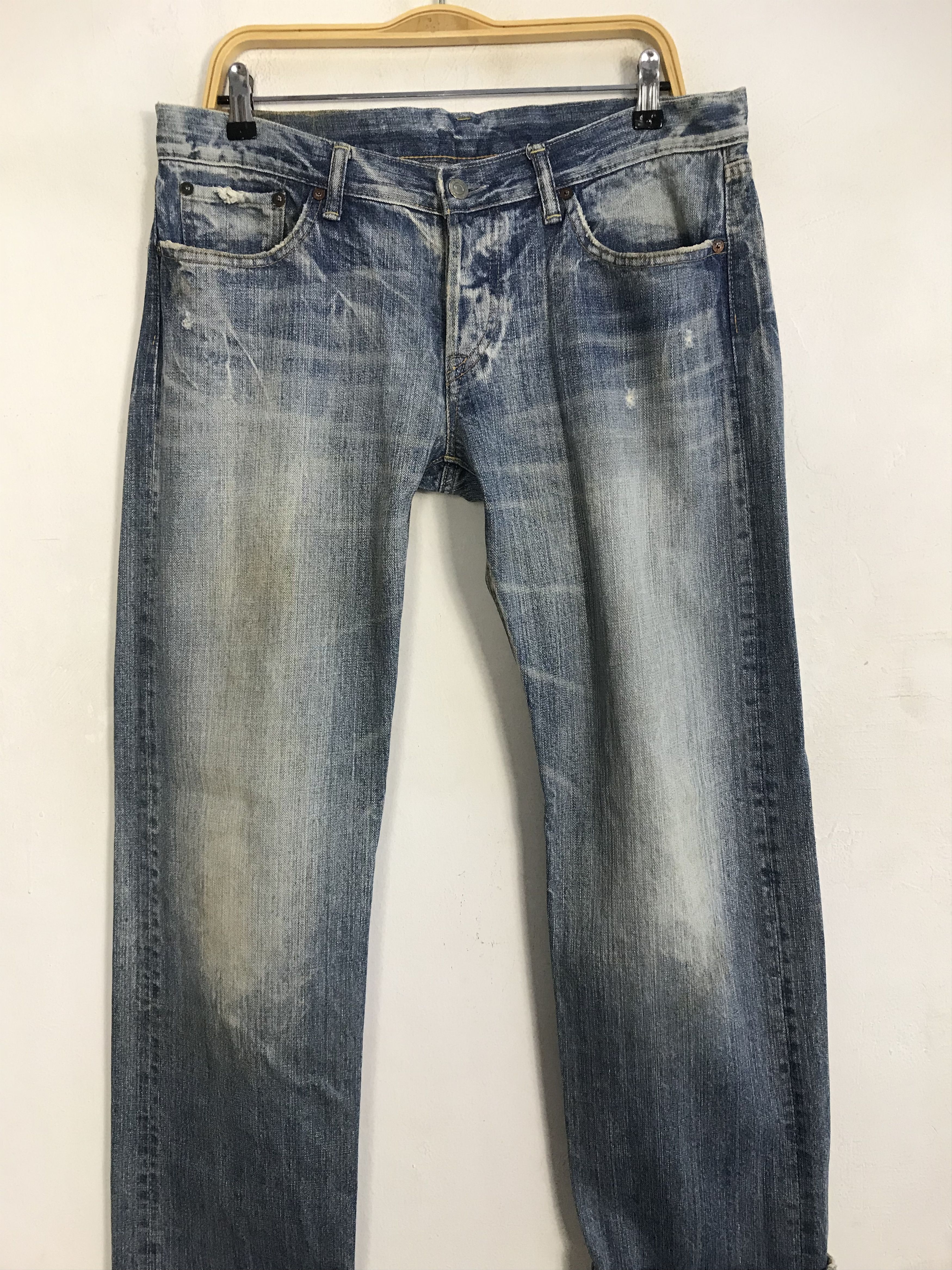 Eternal × Japanese Brand × Vintage Vintage Eternal Distressed Denim Jeans Size US 35 - 3 Thumbnail