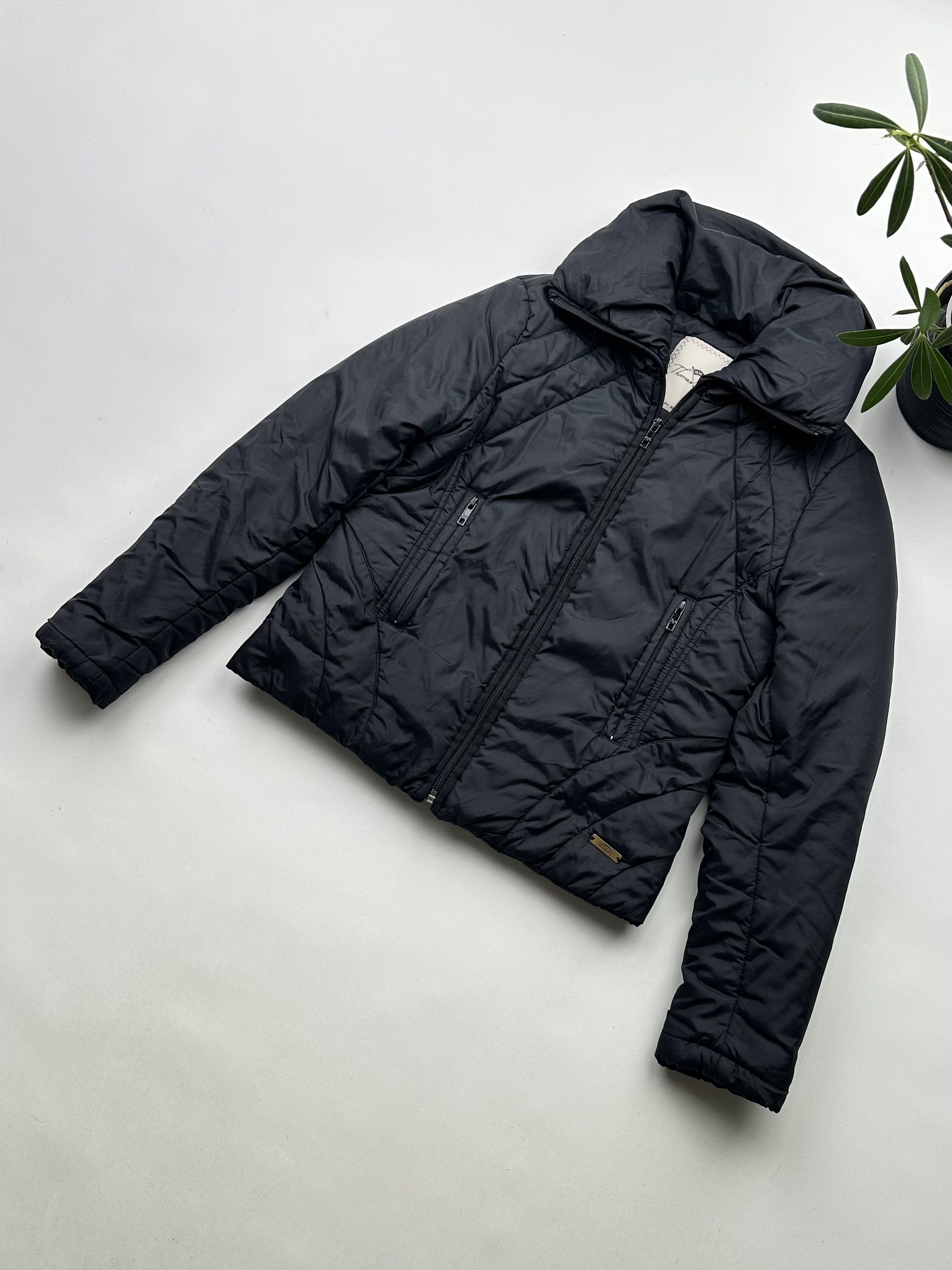 image of Thomas Burberry Vintage Jacket in Black, Women's (Size Small)