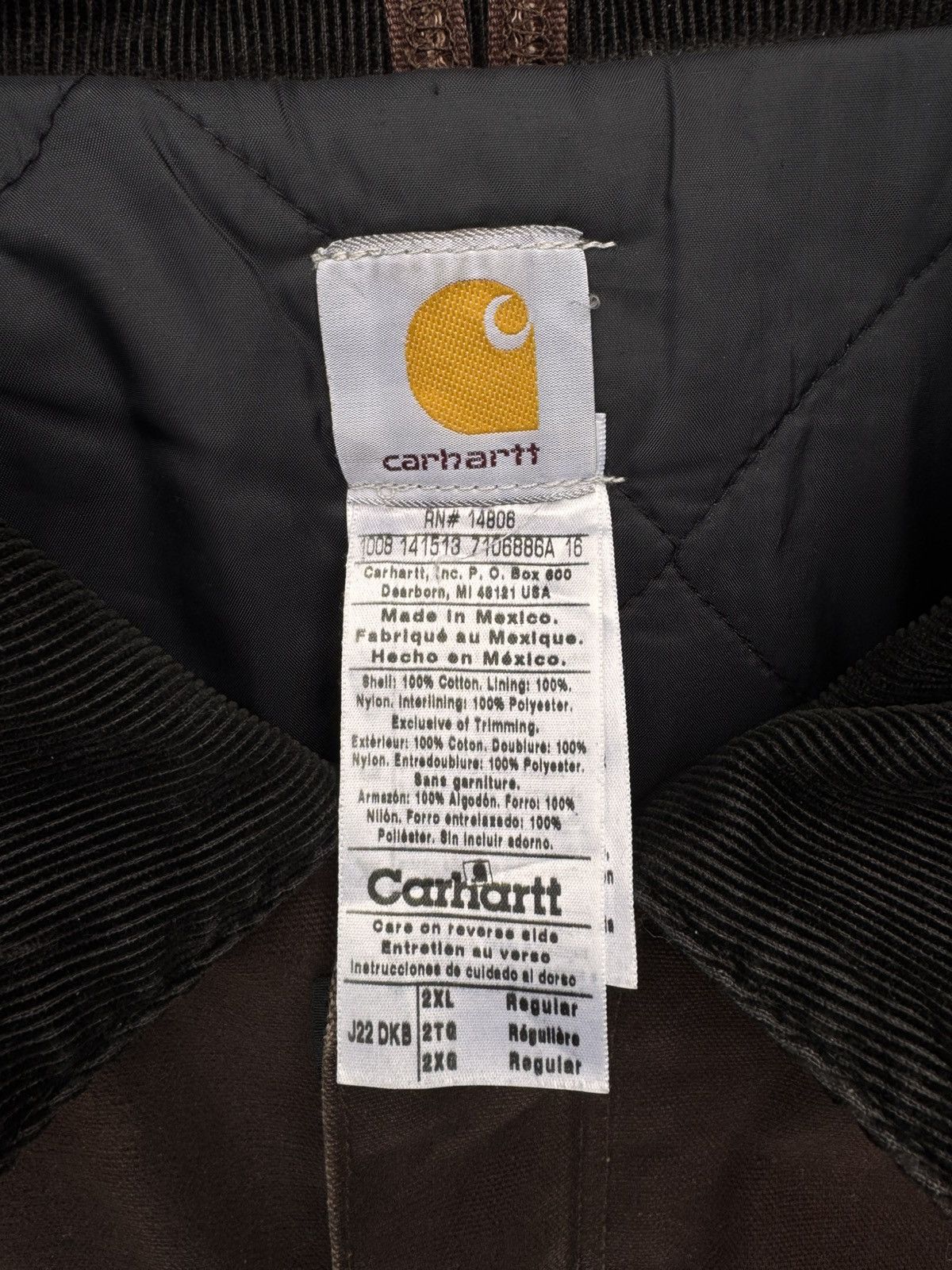 Carhartt Carhartt Arctic Detroit Jacket J22 DKB xxl Size US XXL / EU 58 / 5 - 5 Thumbnail