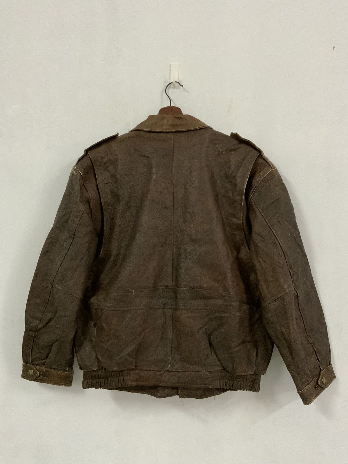 Genuine Leather Vintage Brunati Genuine Leather Fade Jacket Size US L / EU 52-54 / 3 - 3 Thumbnail