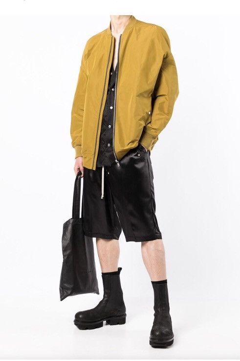 Rick Owens × Rick Owens Drkshdw Rick Owens 72 Sulphate oversize light bomber jacket Size US L / EU 52-54 / 3 - 1 Thumbnail
