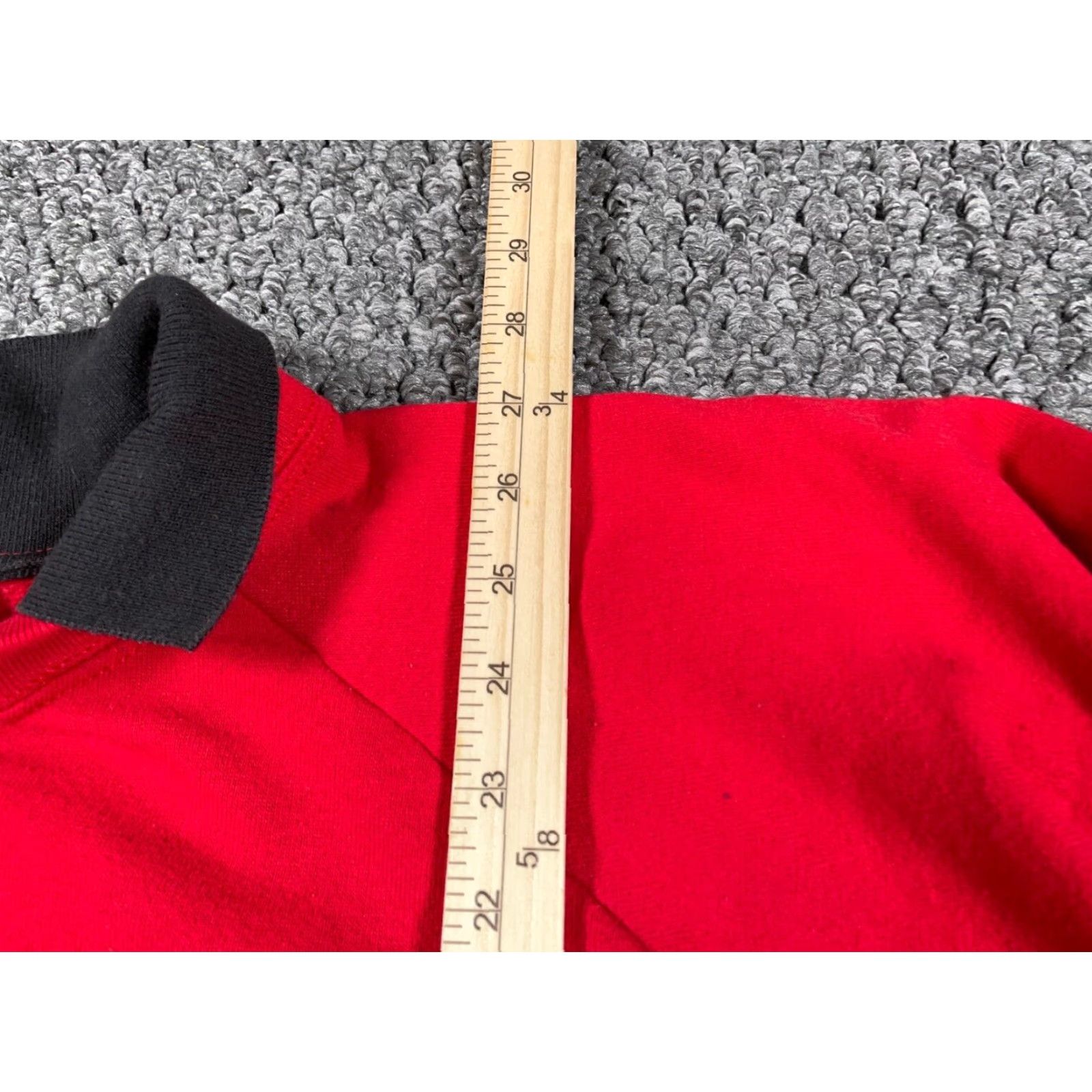 Vintage VTG Southwestern Cactus Motif Collared Sweatshirt 3XL Adult Red 50-50 USA Made Size US XXL / EU 58 / 5 - 6 Thumbnail