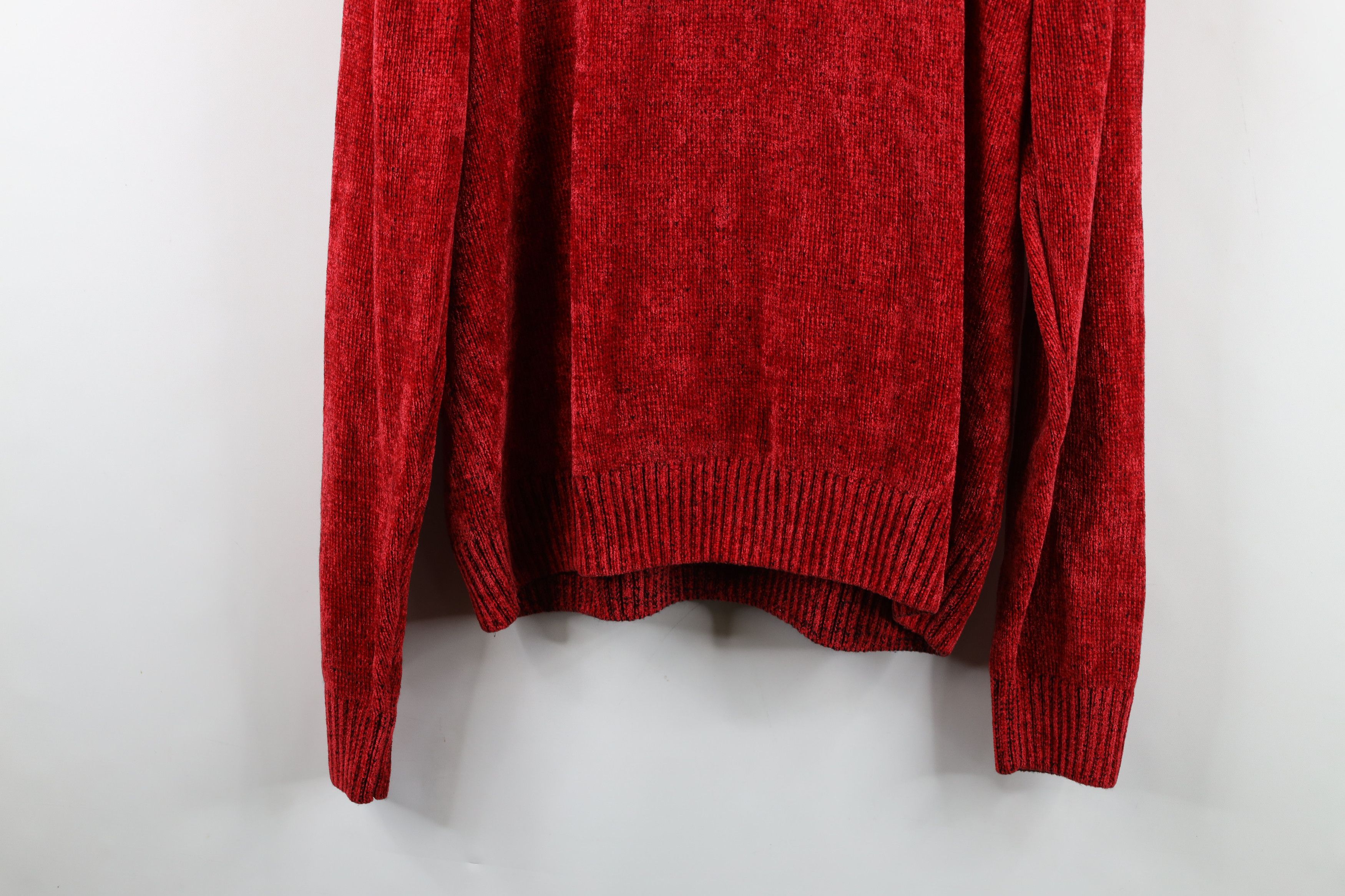Vintage Vintage 90s Y2K Streetwear Ribbed Knit Collared Sweater Size US L / EU 52-54 / 3 - 12 Thumbnail