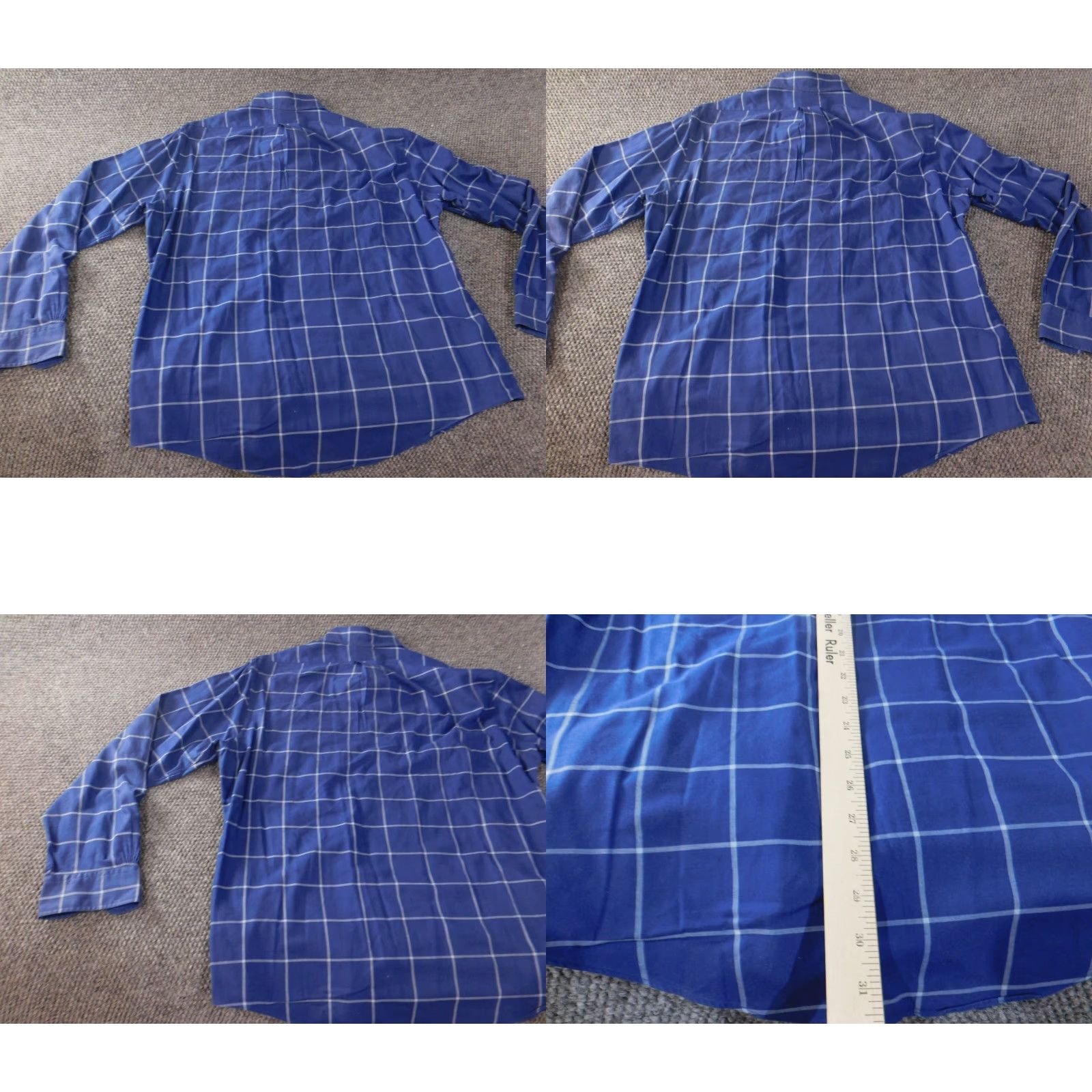 Brooks Brothers Brooks Brothers Mens Shirt L Blue 1818 Regent Button-Down Plaid Cotton Knit Long Sleeve Collared Regular Classic Polo Vintage: No Size US L / EU 52-54 / 3 - 9 Thumbnail