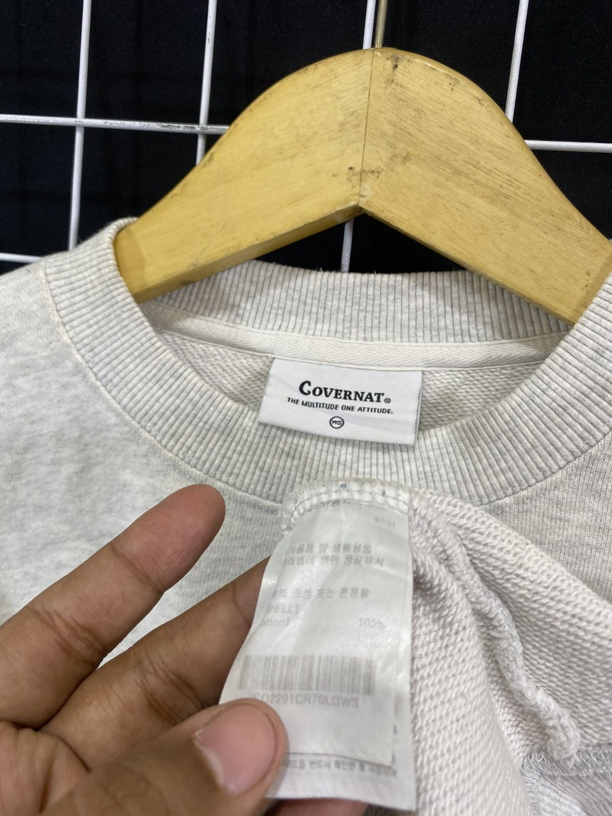COVERNAT COVERNAT SWEATER SMALL LOGO WHITE Size S / US 4 / IT 40 - 5 Thumbnail