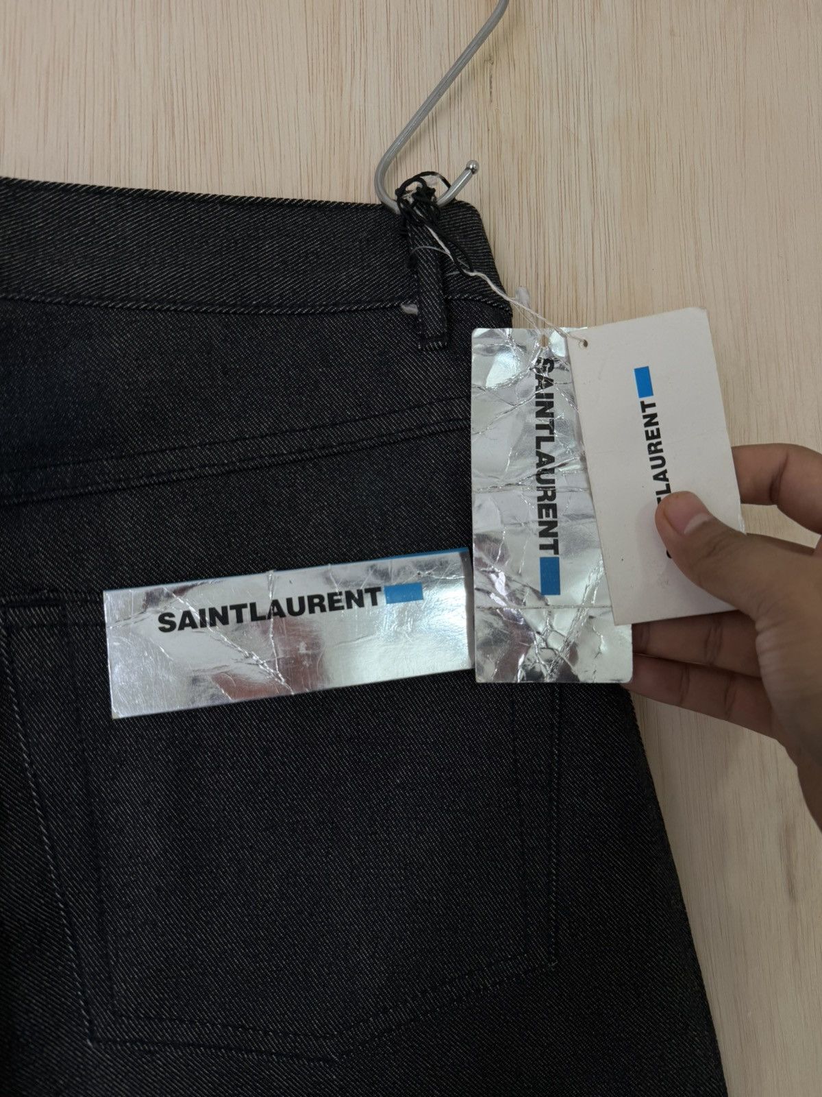 Saint Laurent Paris Saint Laurent Raw Denim Bootcut W31 Size US 30 / EU 46 - 12 Thumbnail