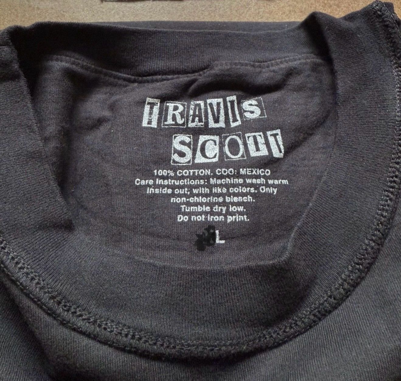 Travis Scott Cactus Jack Travis Scott l/s tee LARGE tshirt TS Birds Hood Size US L / EU 52-54 / 3 - 14 Thumbnail