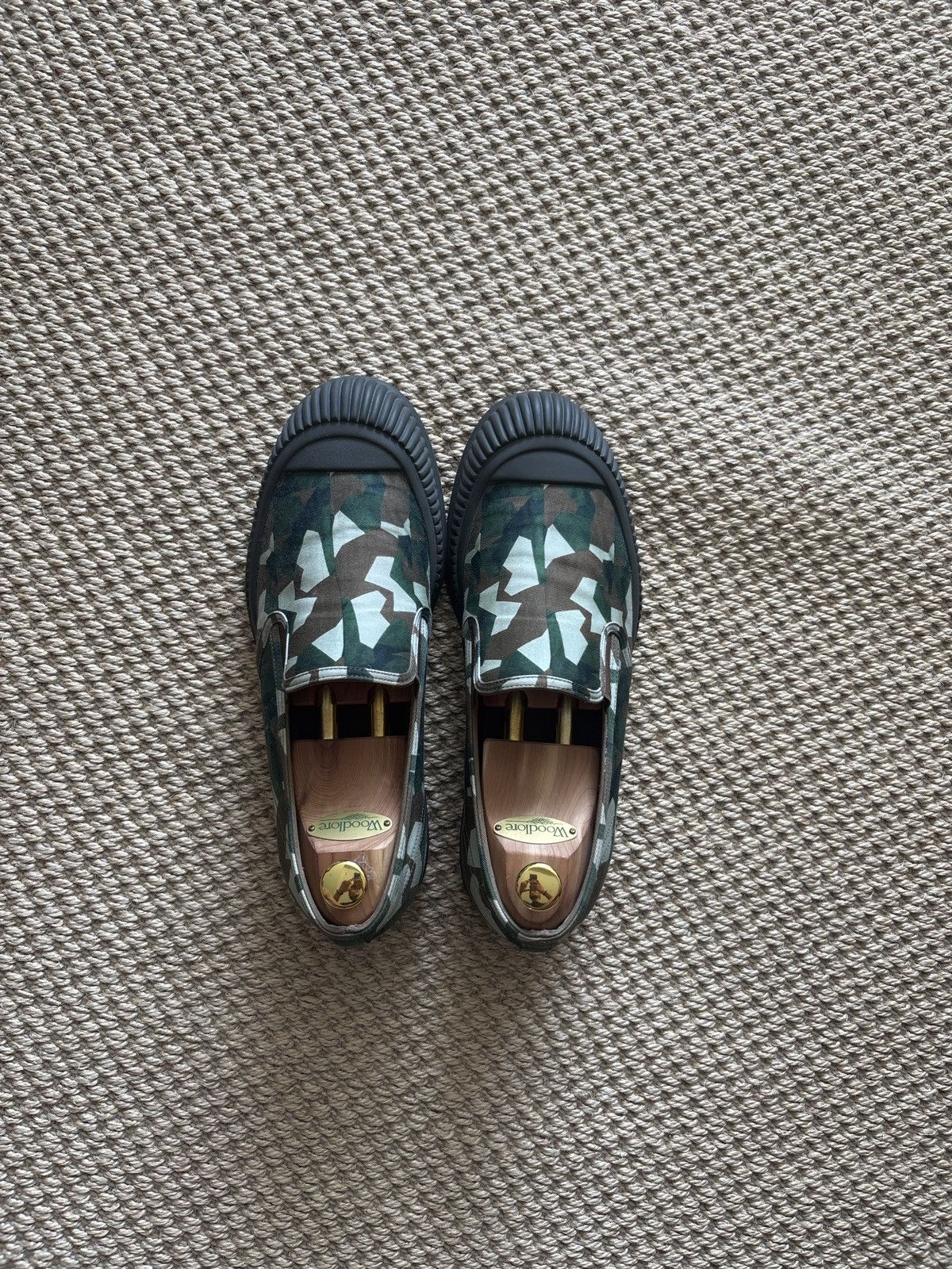 Prada Prada slip on shoes printed canvas 4D2971 9 Size US 10.5 / EU 43-44 - 4 Thumbnail