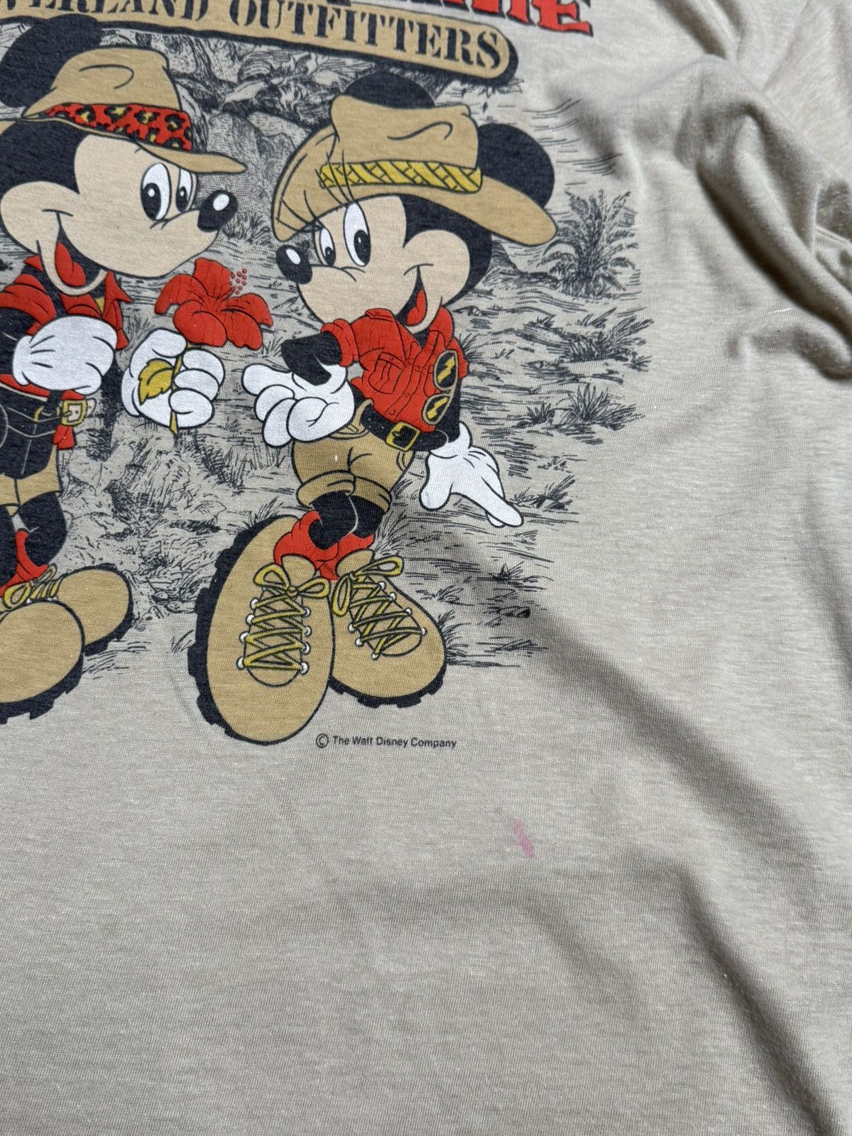 Disney 80's Mickey Mouse T-shirt vintage Size US XL / EU 56 / 4 - 2 Thumbnail