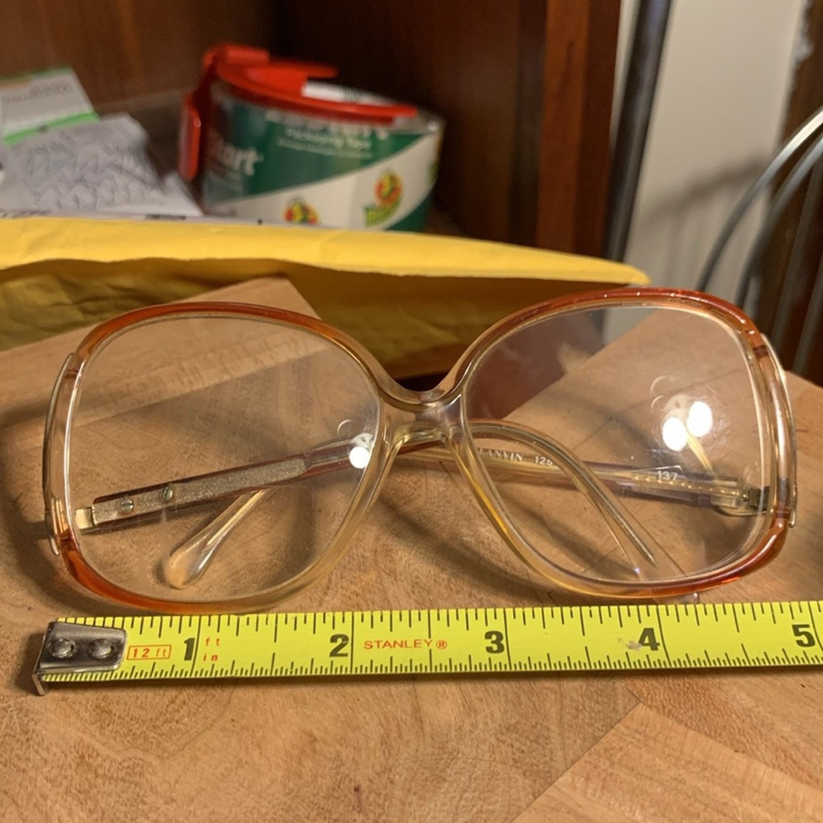 Lanvin 70's-80's Lanvin Paris eyeglass frames Size ONE SIZE - 12 Thumbnail