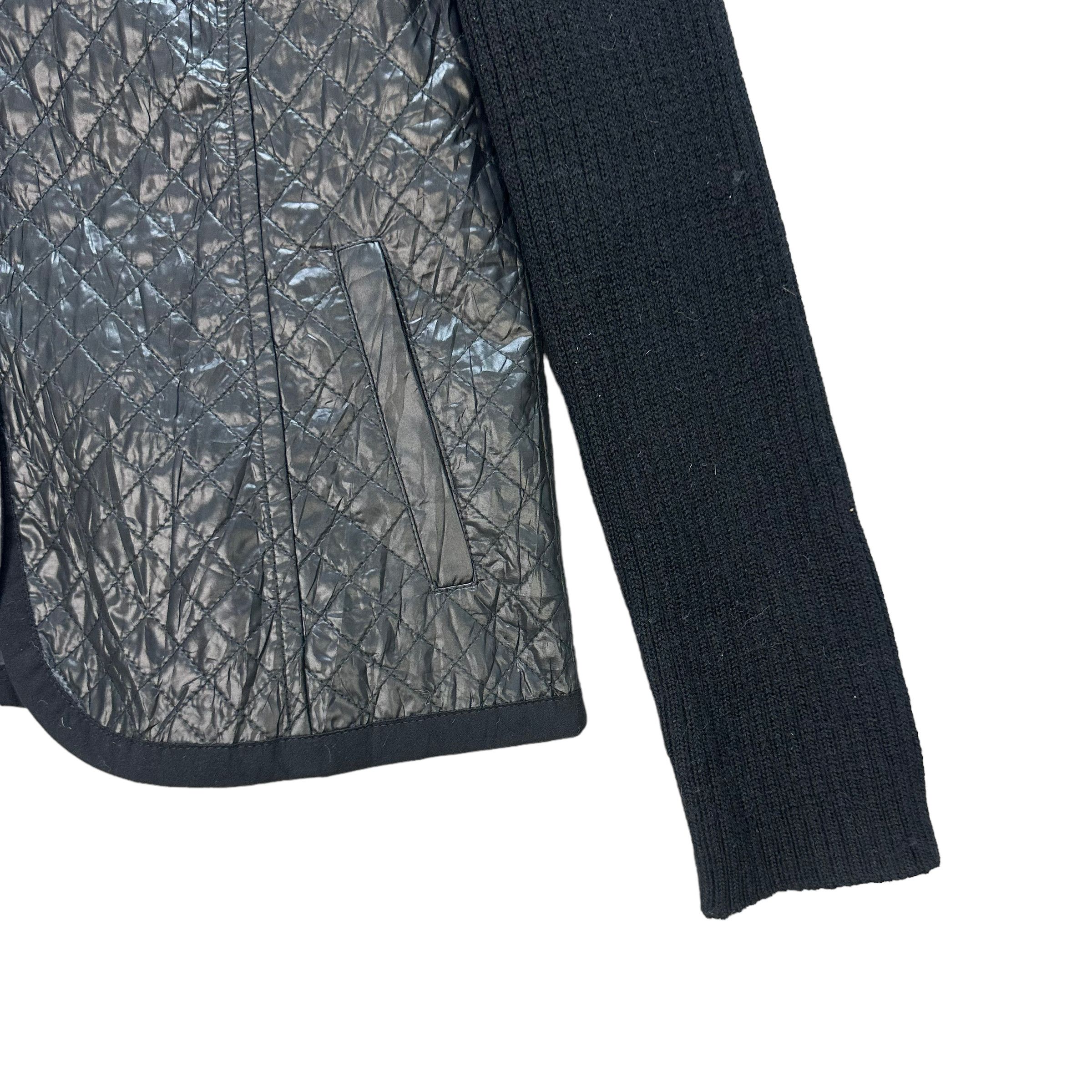 Japanese Brand KANSAI BIS SNAP BUTTON KNIT SLEEVE QUILTED JACKET #8384-006 Size S / US 4 / IT 40 - 5 Thumbnail