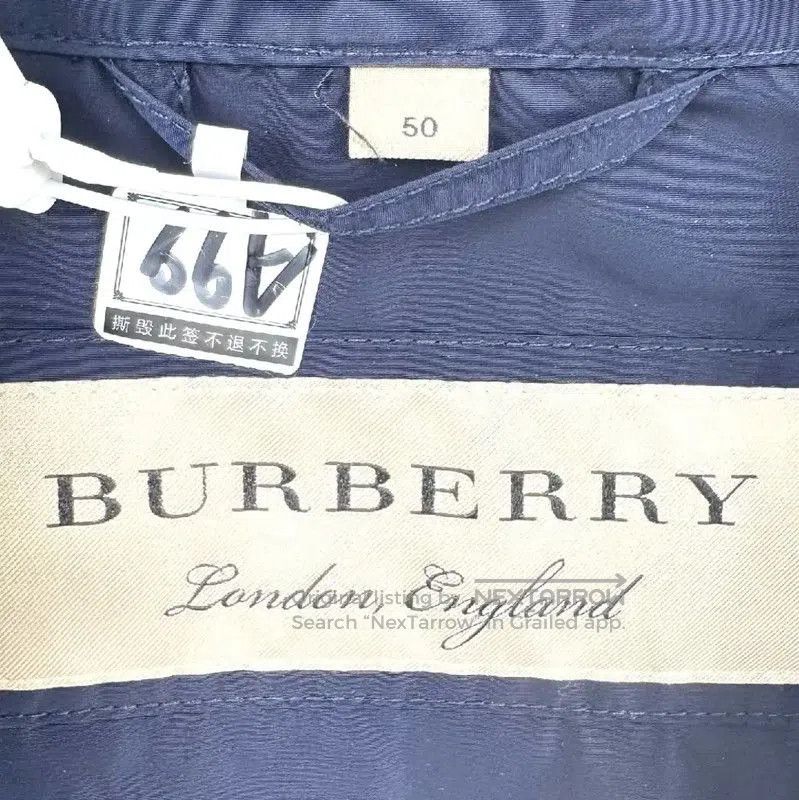 Burberry Burberry Women's Blue Lightweight Jacket. Size XL / US 12-14 / IT 48-50 - 6 Thumbnail