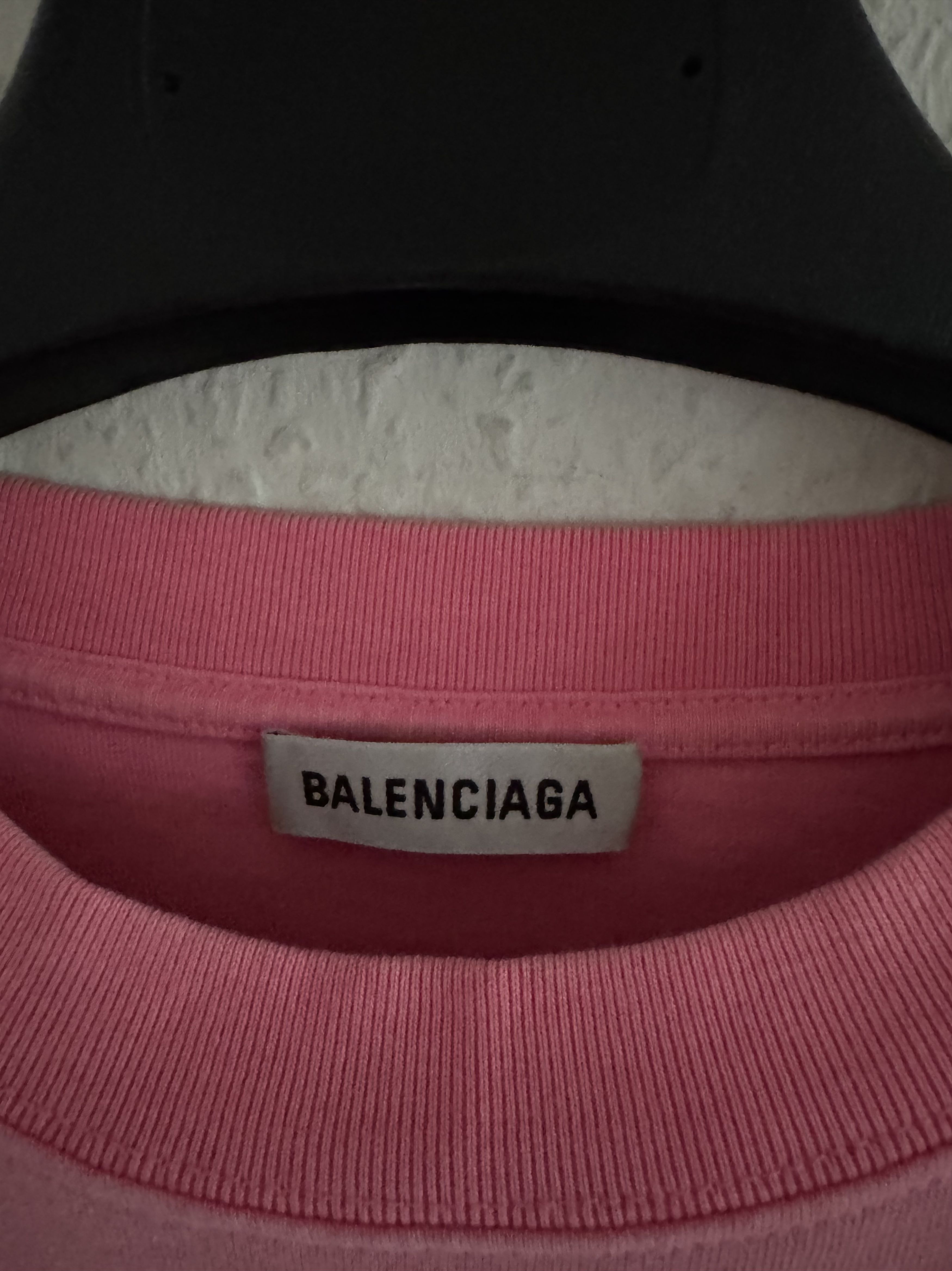 Balenciaga Campaign Logo Tee Pink Size US S / EU 44-46 / 1 - 10 Thumbnail